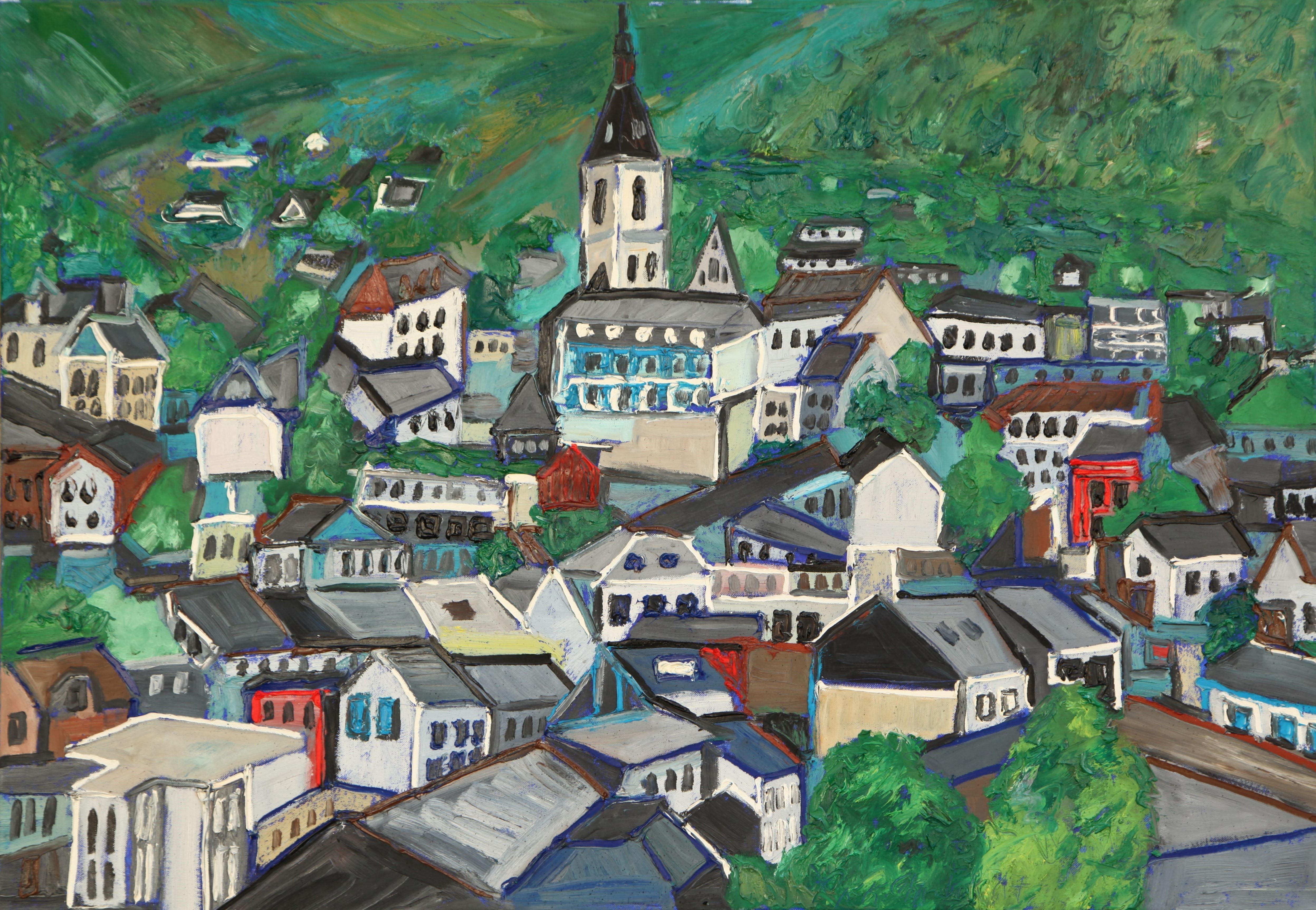 Karl-Karol Chrobok, View of Kirn - April Karl-Karol Chrobok, View of Kirn - April