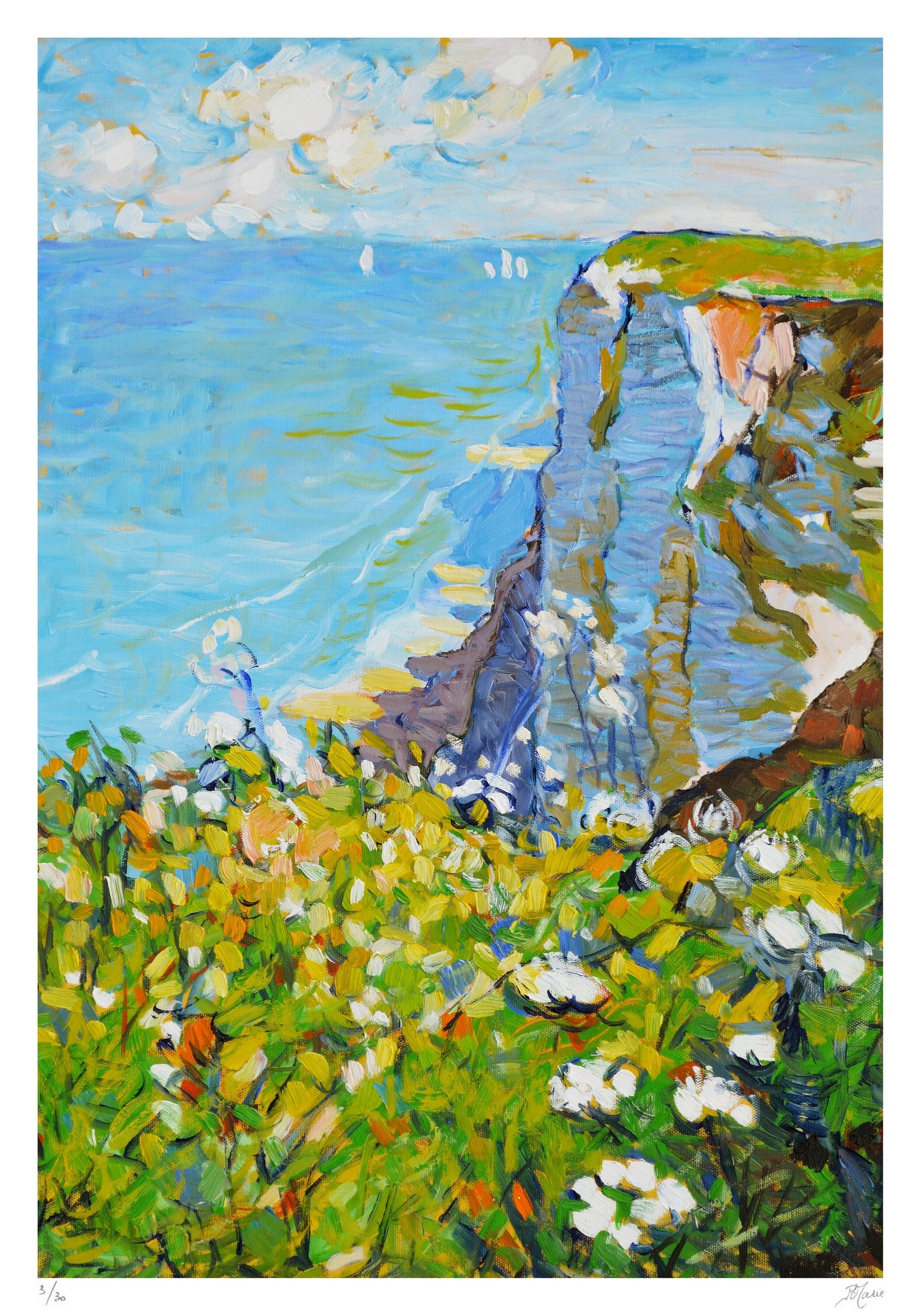Patrick Marie, Falaise - Côte normande I Patrick Marie, Falaise - Côte normande I