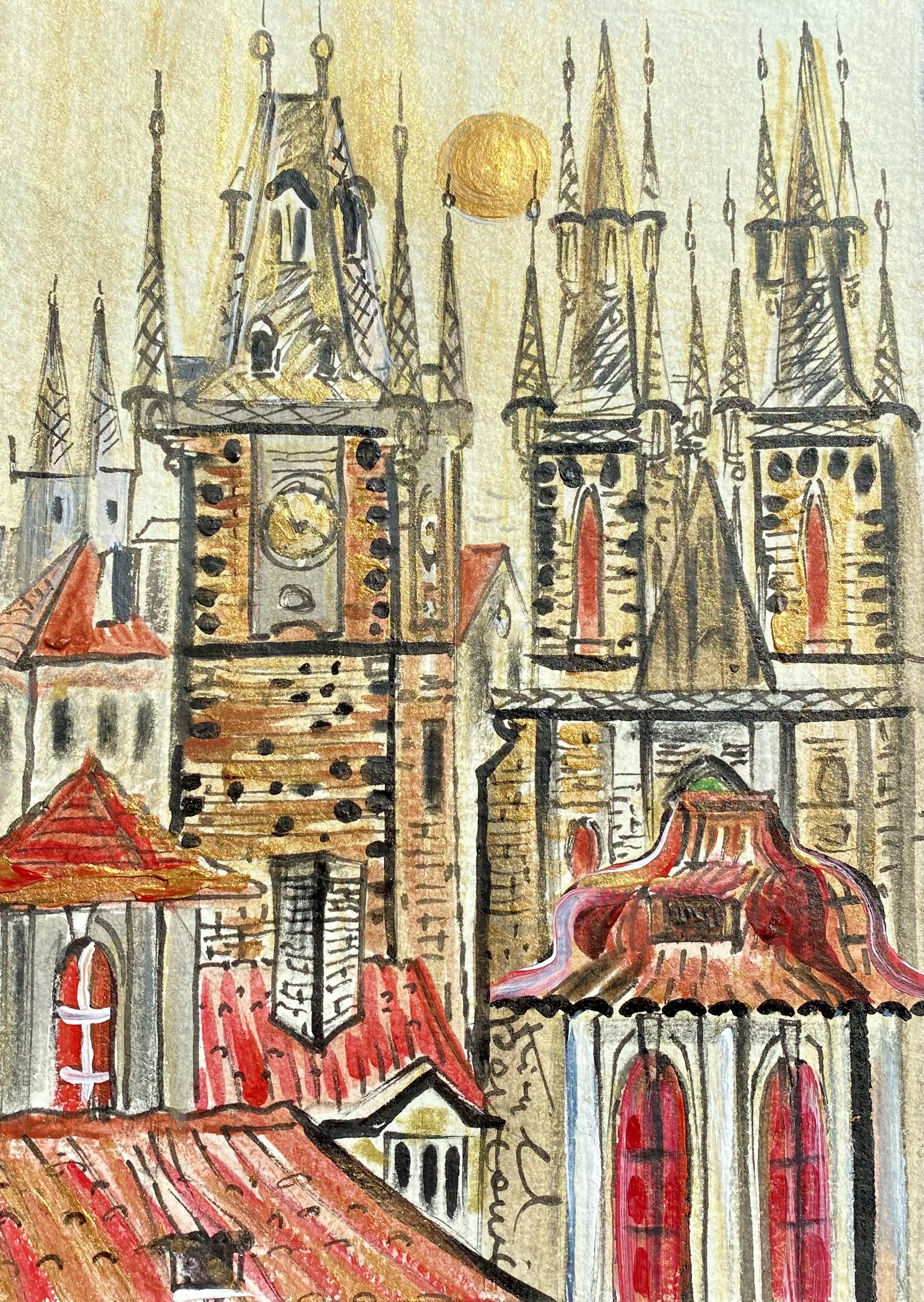 Kirill Postovit, The Golden Sunrise Of Prague II Kirill Postovit, The Golden Sunrise Of Prague II
