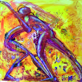 Gemälde, Danseurs jaunes, Patmoli