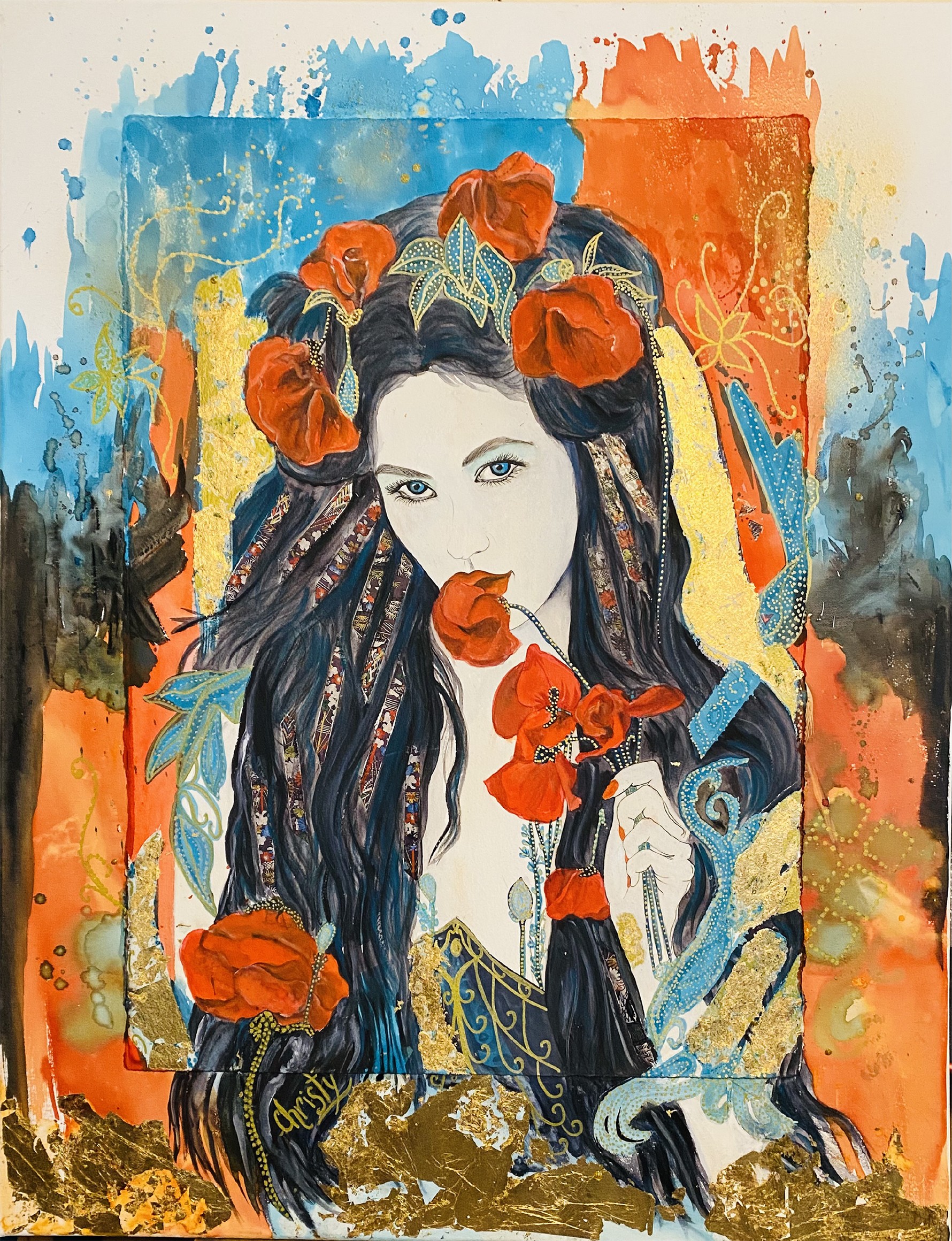 Christy, Doux regard aux coquelicots Christy, Doux regard aux coquelicots