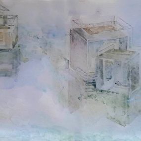 Gemälde, Constellation 2, Evelyne Puech