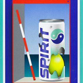Painting, Paper View 01 - Spirit Can, Low Bros