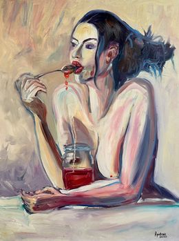 Peinture, Girl with jam, Kateryna Krivchach