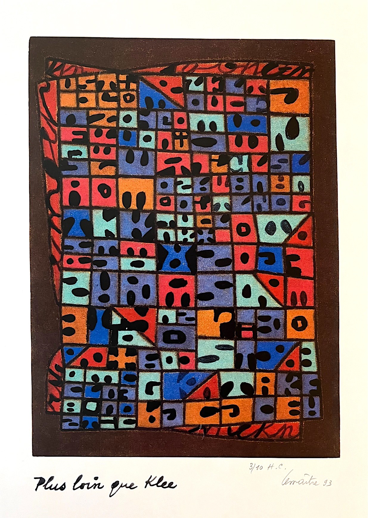 Maurice Lemaître, Plus loin que Klee Maurice Lemaître, Plus loin que Klee