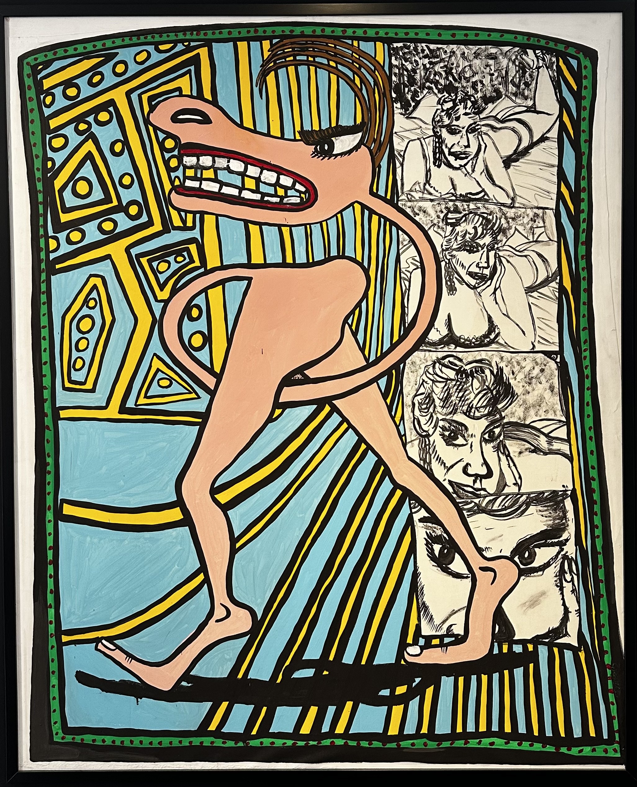 Robert Combas, Personnage 1982 Robert Combas, Personnage 1982