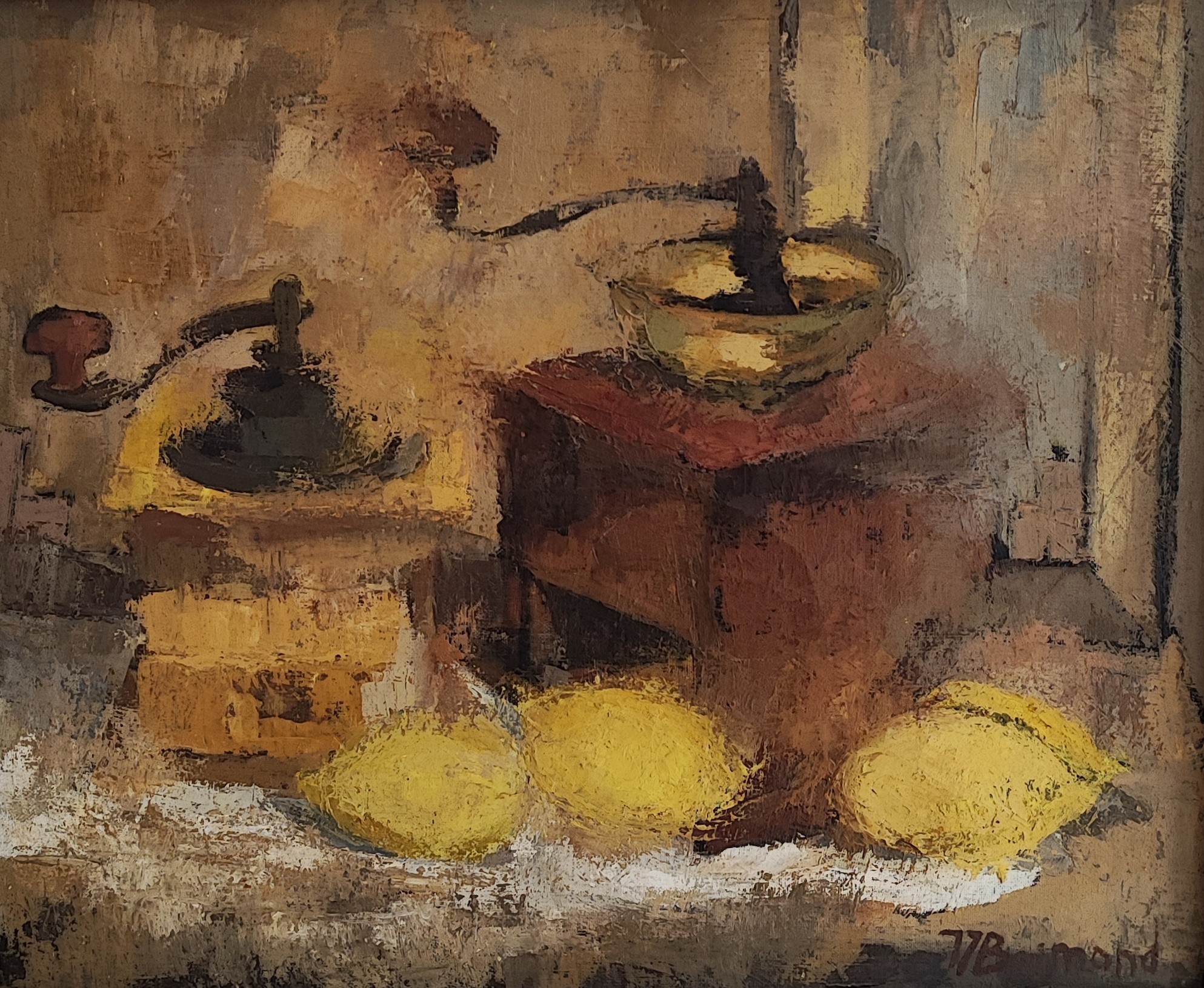 Jean Jacques Boimond, Nature morte aux moulins Jean Jacques Boimond, Nature morte aux moulins