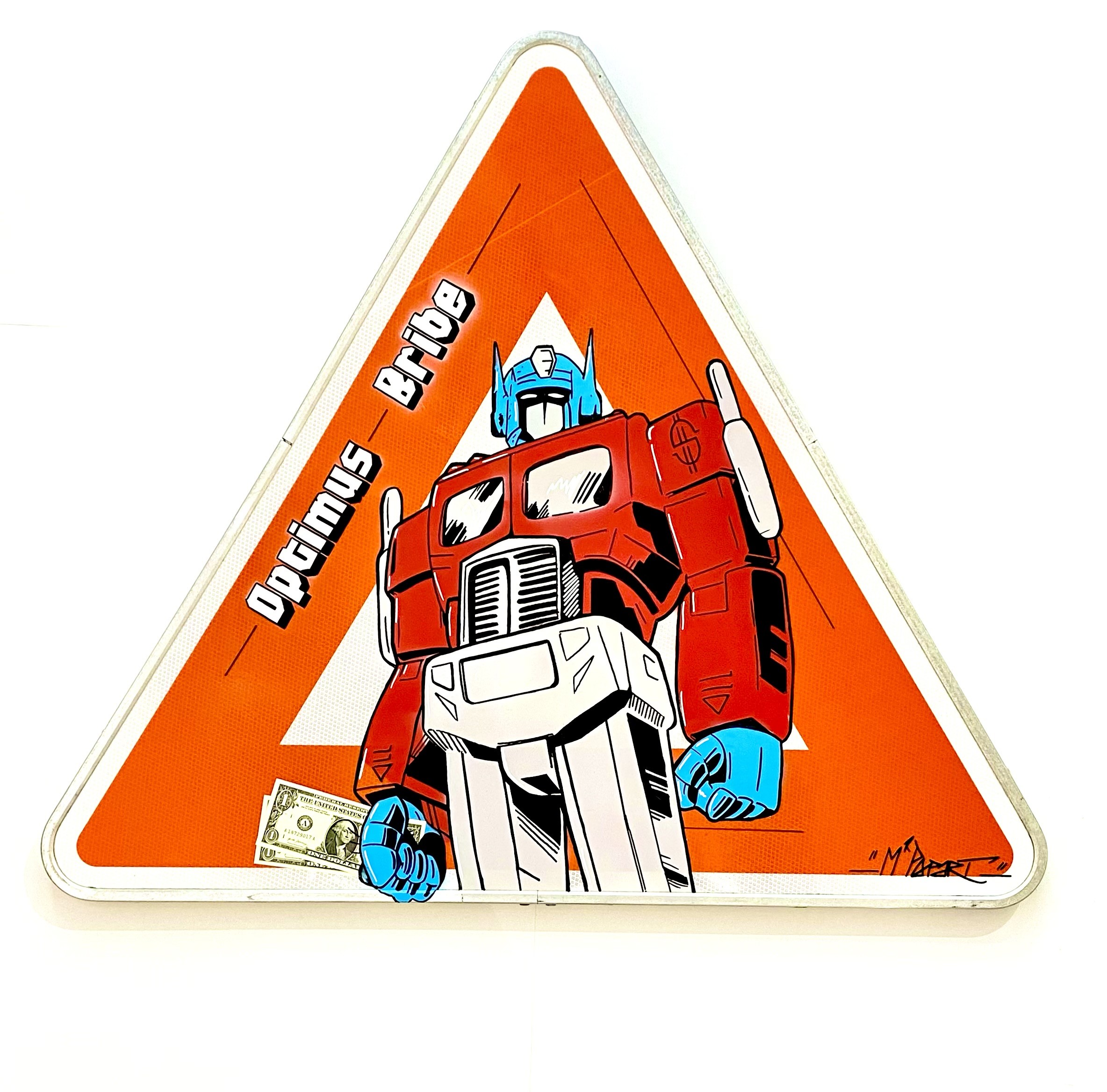 Mr Popart, Optimus bribe Mr Popart, Optimus bribe