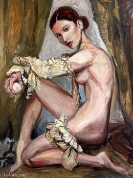 Peinture, Girl juggler, Kateryna Krivchach