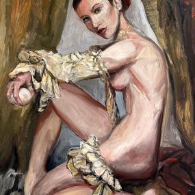 Gemälde, Girl juggler, Kateryna Krivchach