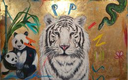 Painting, Untitled Tiger, Bar Ben Vakil