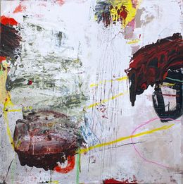 Painting, Mundos encontrados EA4, Manolo Oyonarte