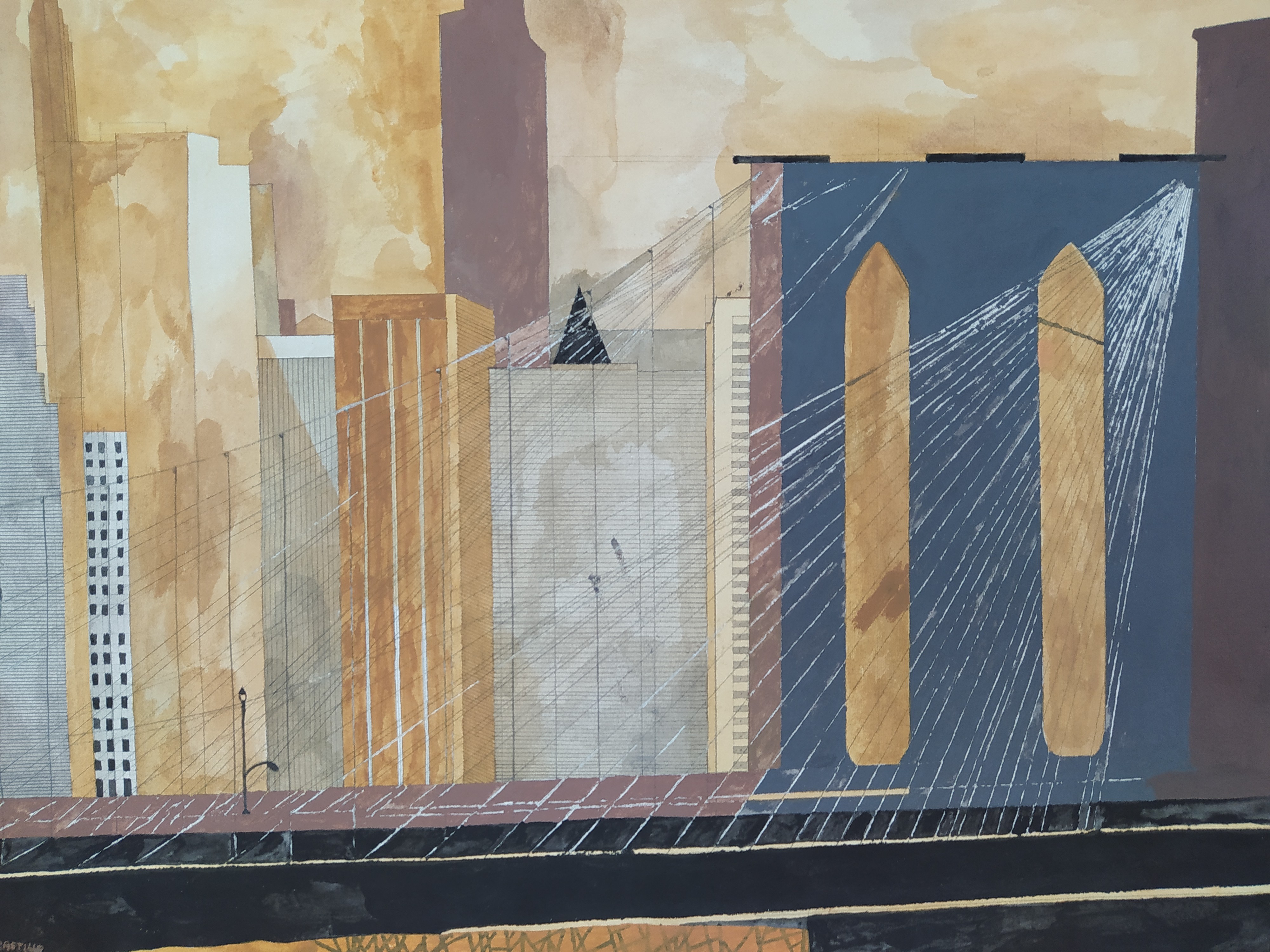 Jorge Castillo, Puente en la ciudad / Townbridge Jorge Castillo, Puente en la ciudad / Townbridge