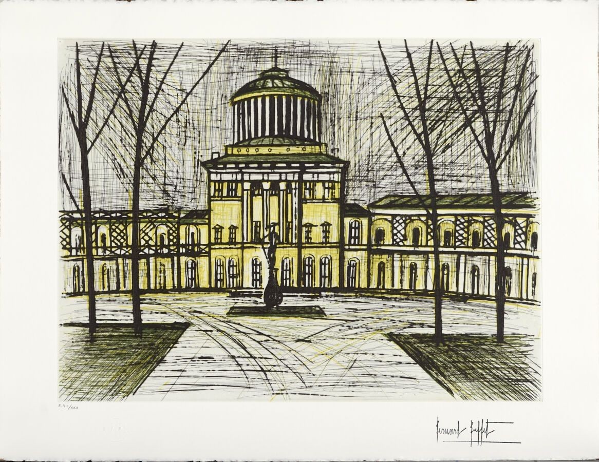 Bernard Buffet, Pavlorsk, le palais Bernard Buffet, Pavlorsk, le palais