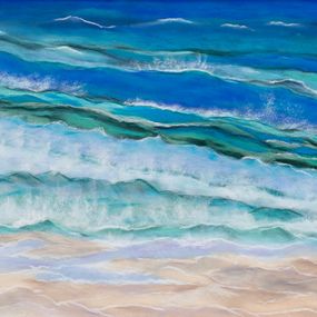 Peinture, Vitalité marine - série Paysage et mer, Isabelle Alberge