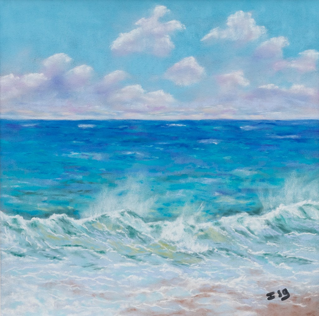 Isabelle Alberge, Des nuages à l'océan - série Paysage et mer Isabelle Alberge, Des nuages à l'océan - série Paysage et mer
