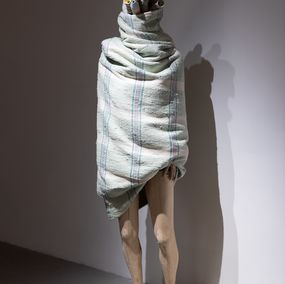Sculpture, Silhouette emballée et contaminée (Hélène), Jean-Robert Drouillard