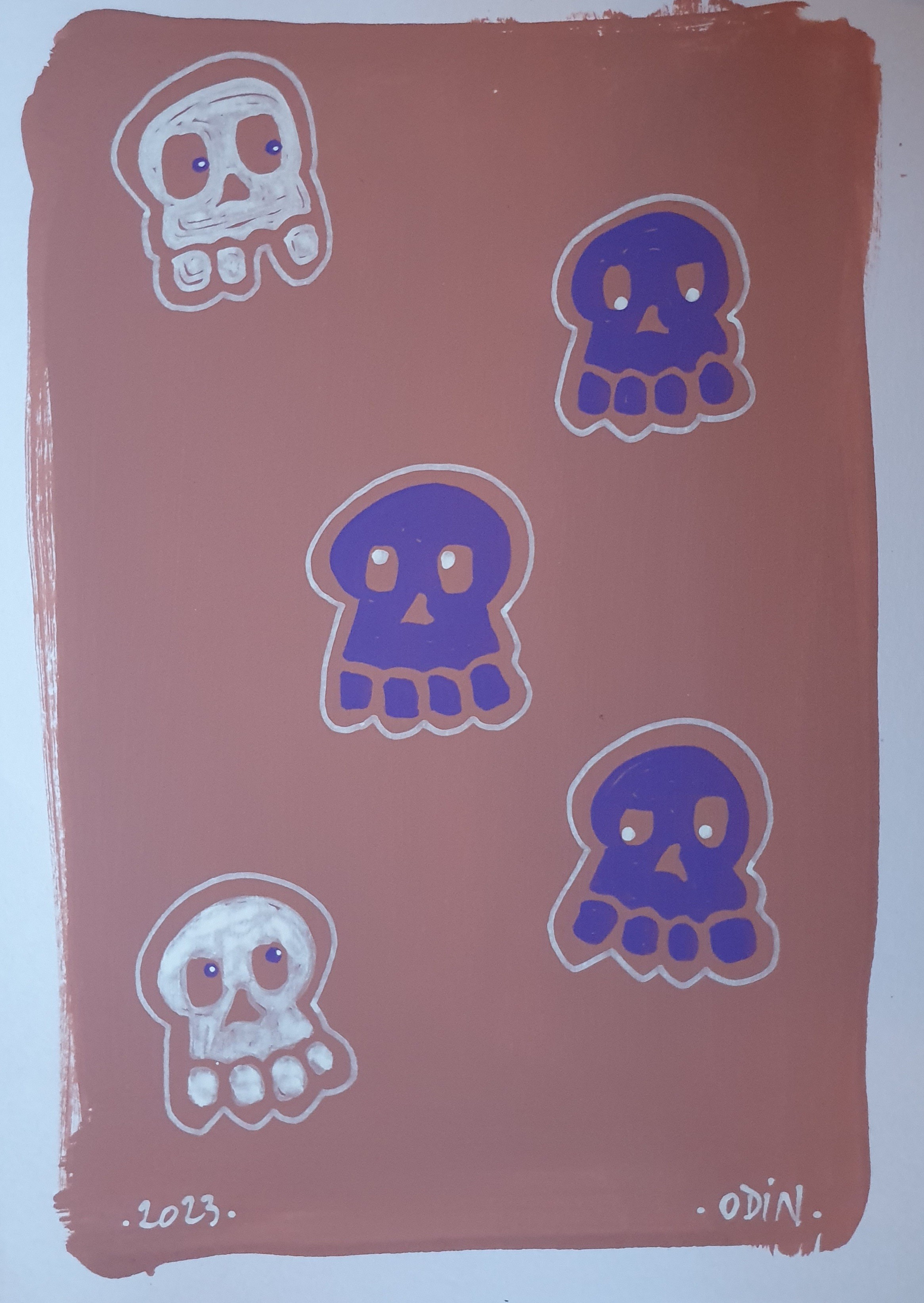 Odin Pigelet, Sans titre - skulls Odin Pigelet, Sans titre - skulls