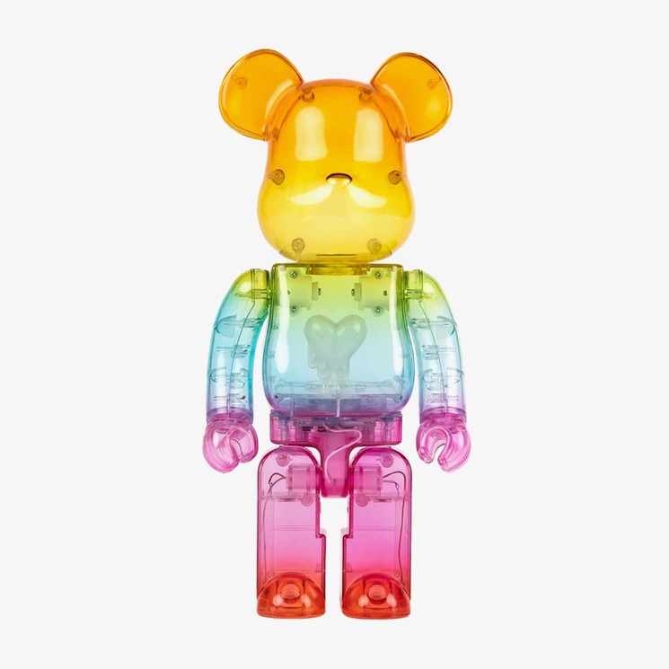 ▷ 1000% Bearbrick Emotionally Unavailable Gradient Heart by