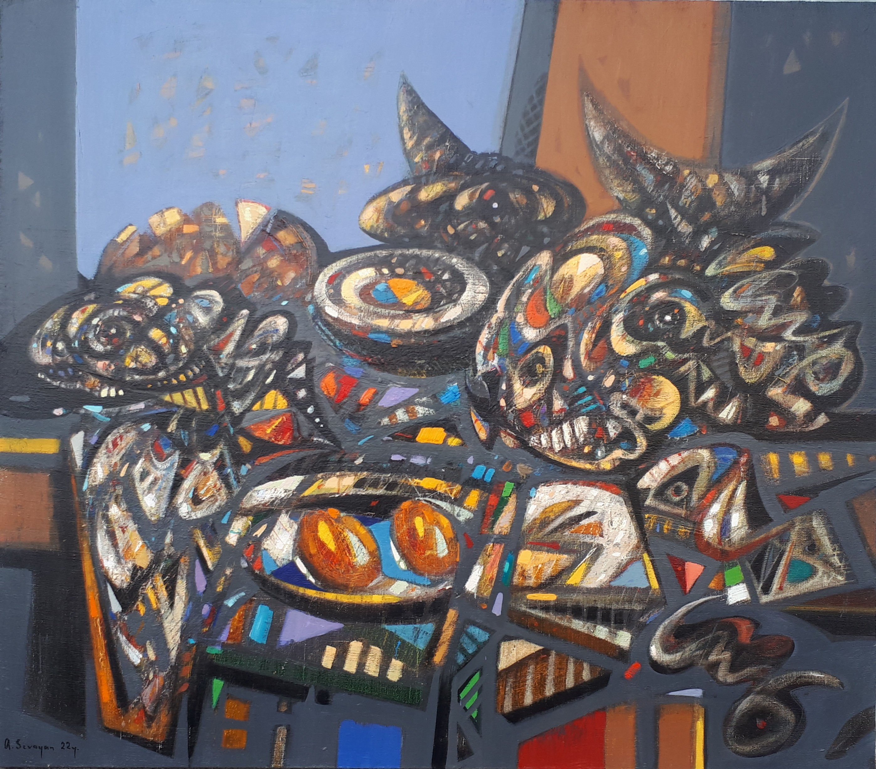 Aram Sevoyan, Abstract Still life Aram Sevoyan, Abstract Still life