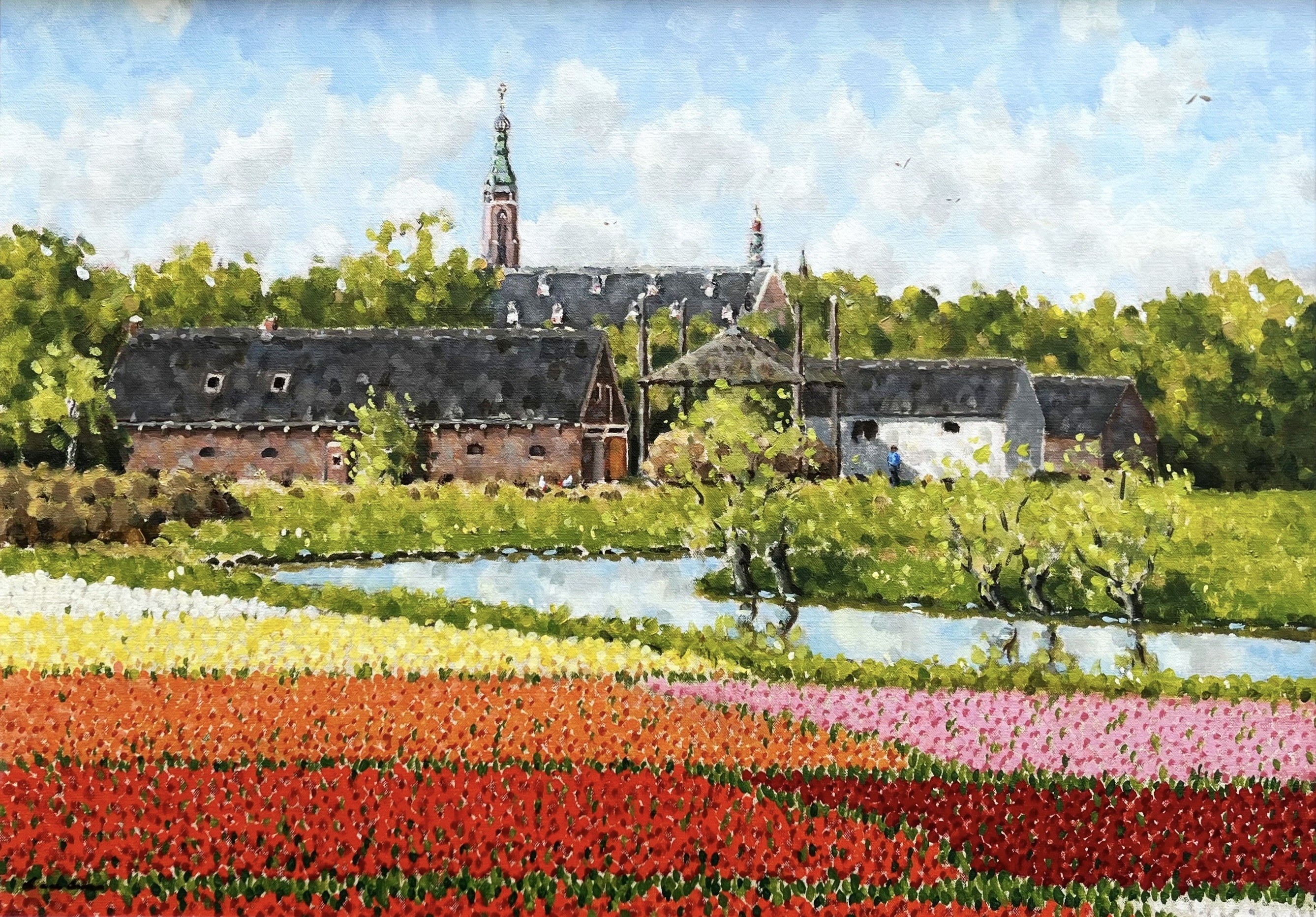 Leo van den Ende, View of Lisse... Leo van den Ende, View of Lisse...