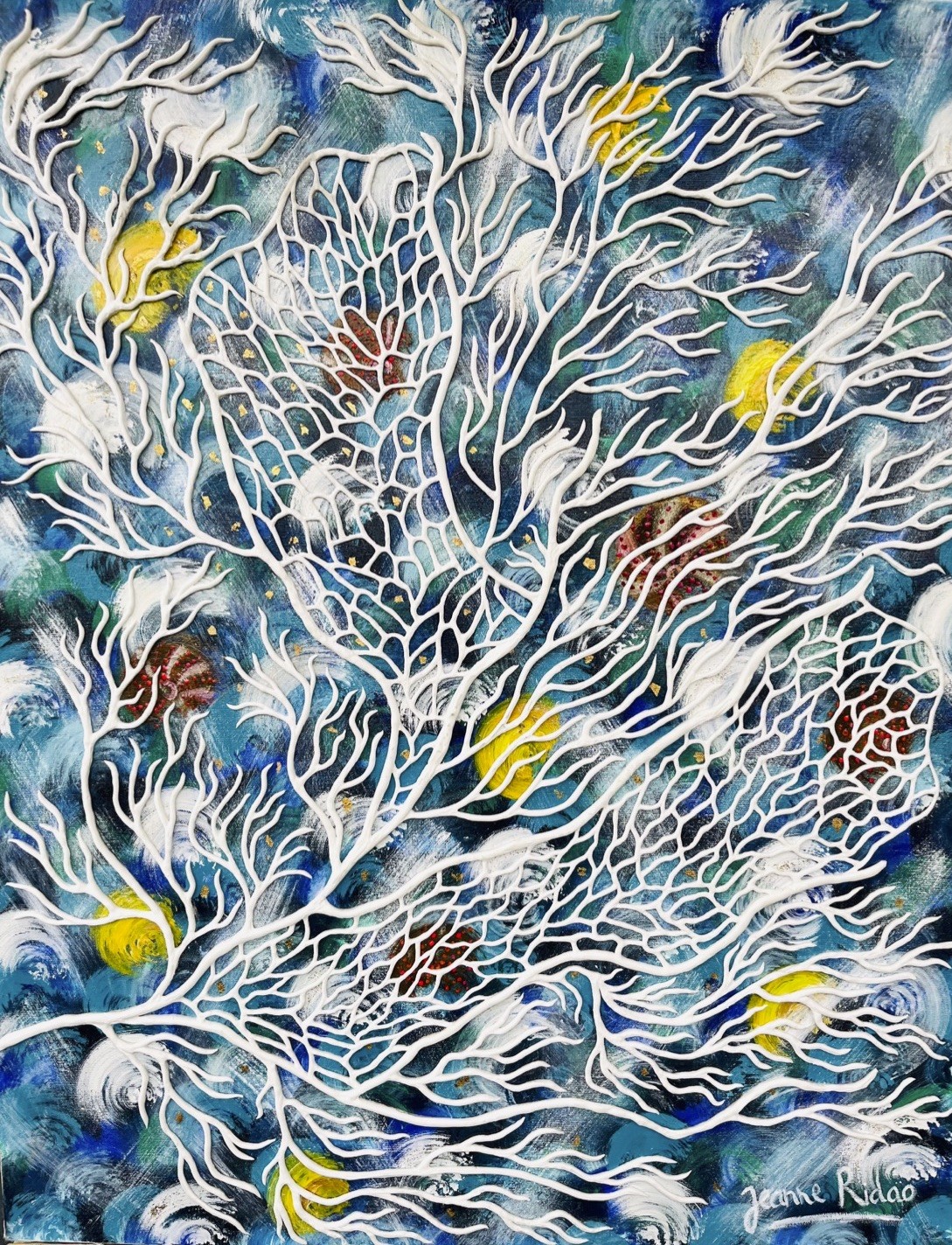 Jeanne Ridao, Sea urchin & corals #1 Jeanne Ridao, Sea urchin & corals #1