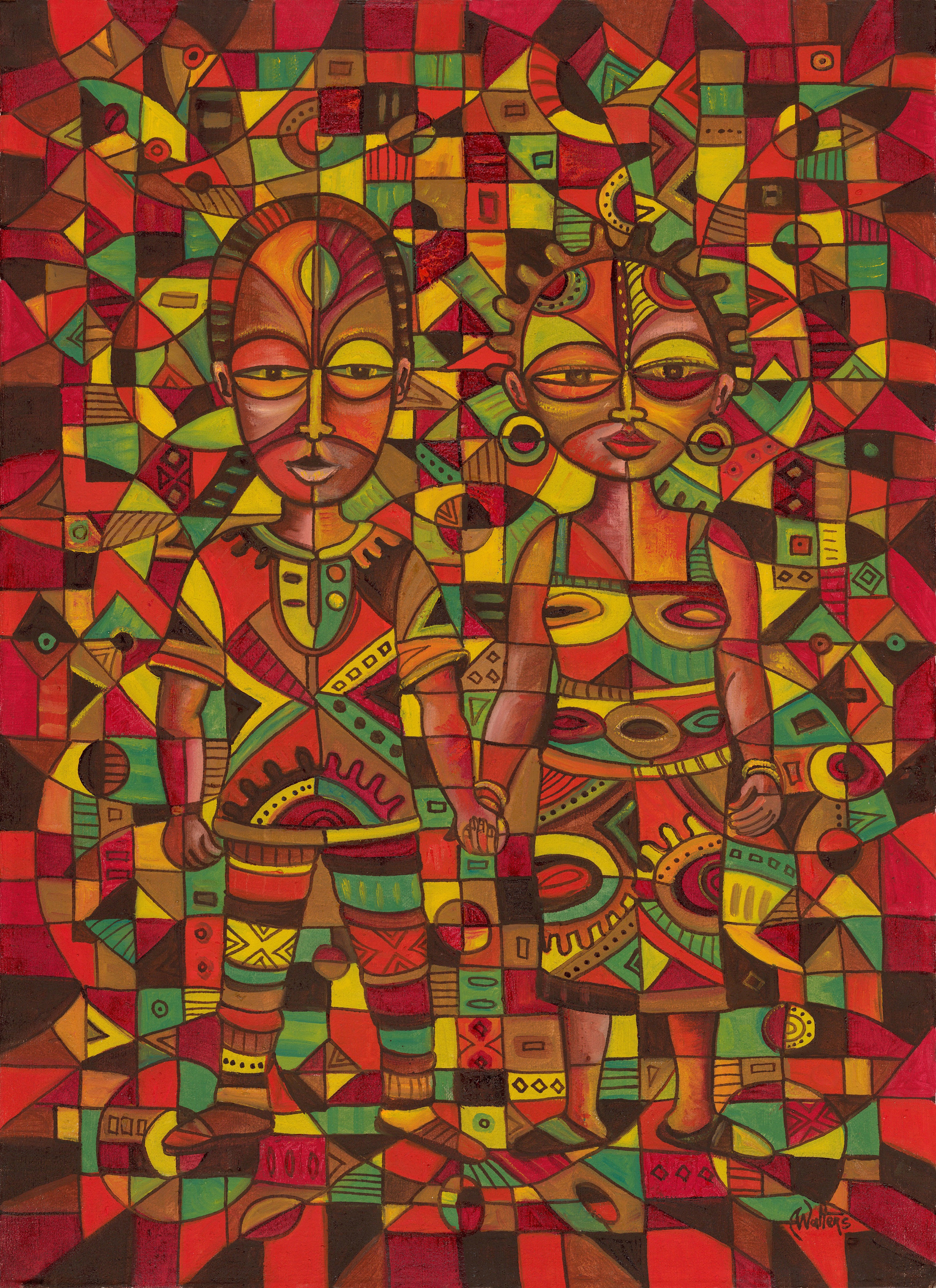 Angu Walters, Twin 2 giclée art print Angu Walters, Twin 2 giclée art print