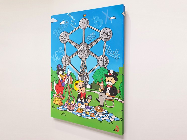 Rolex X Scrooge Mcduck NY CANVAS Alec Monopoly Inspired -  UK