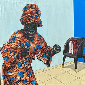Gemälde, Mystery of Freedom, Oluwafemi Afolabi
