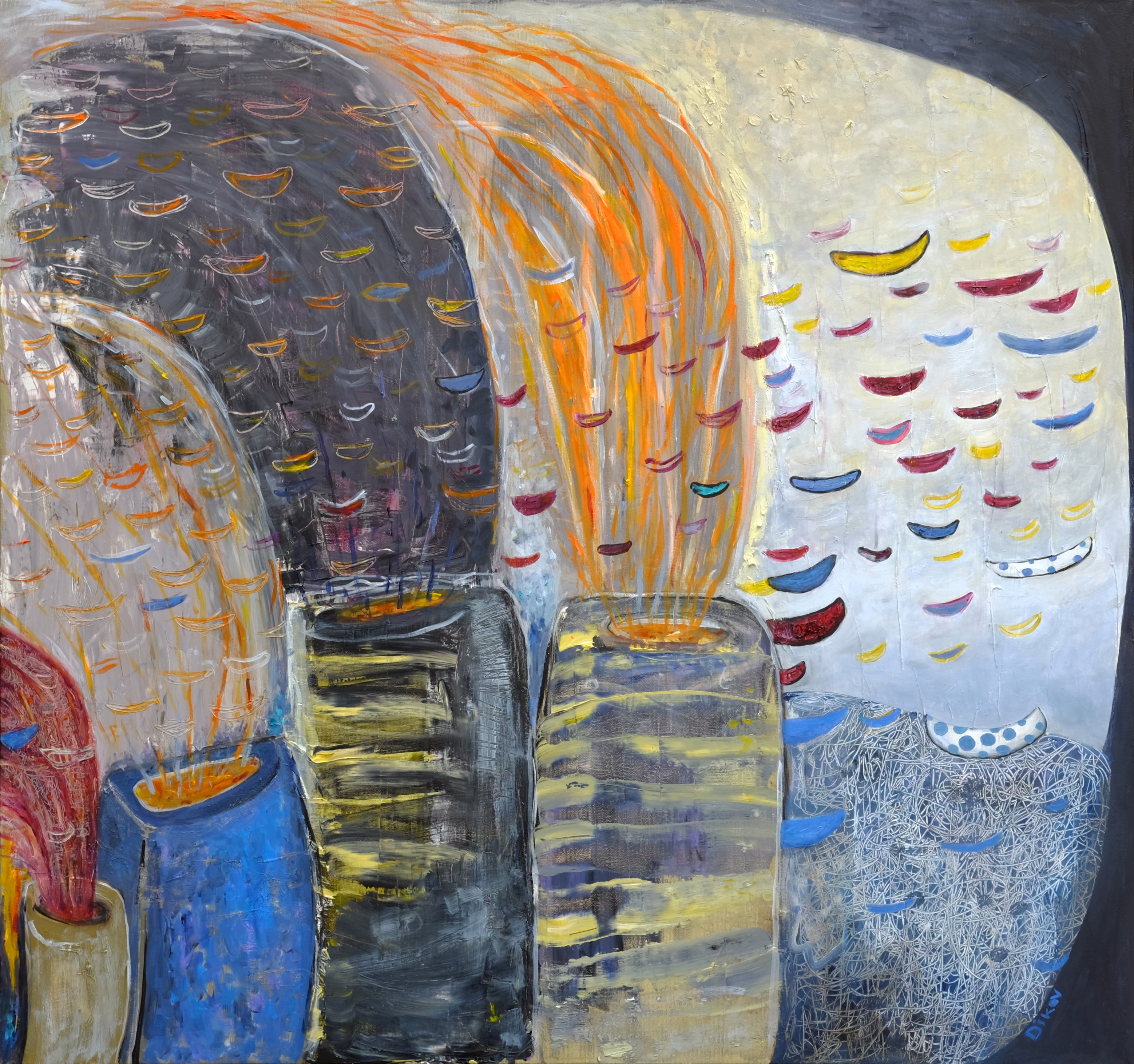 Ventzislav Dikov, Erupting pots, hovering thoughts Ventzislav Dikov, Erupting pots, hovering thoughts