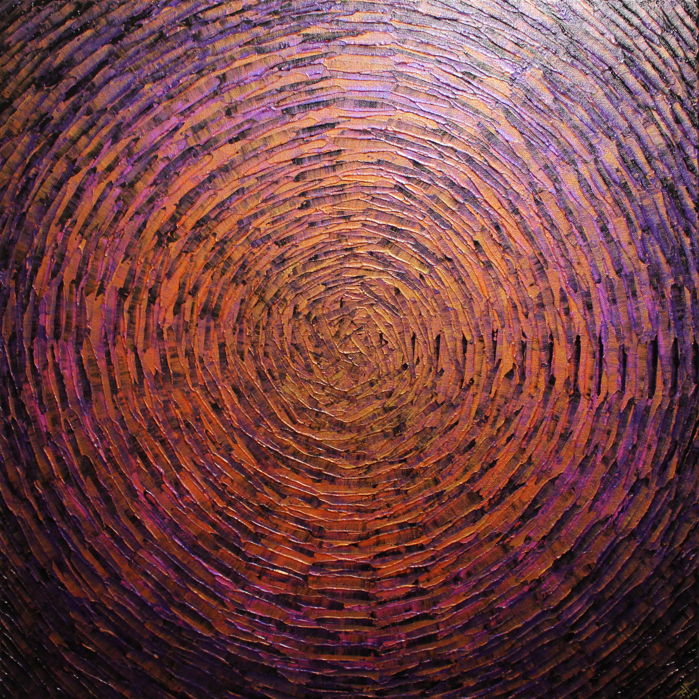 Jonathan Pradillon, Éclat orange rose violet iridescent Jonathan Pradillon, Éclat orange rose violet iridescent