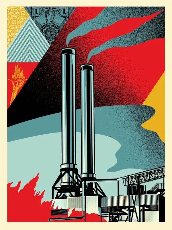 Shepard Fairey (Obey), Factory Earth First Shepard Fairey (Obey), Factory Earth First
