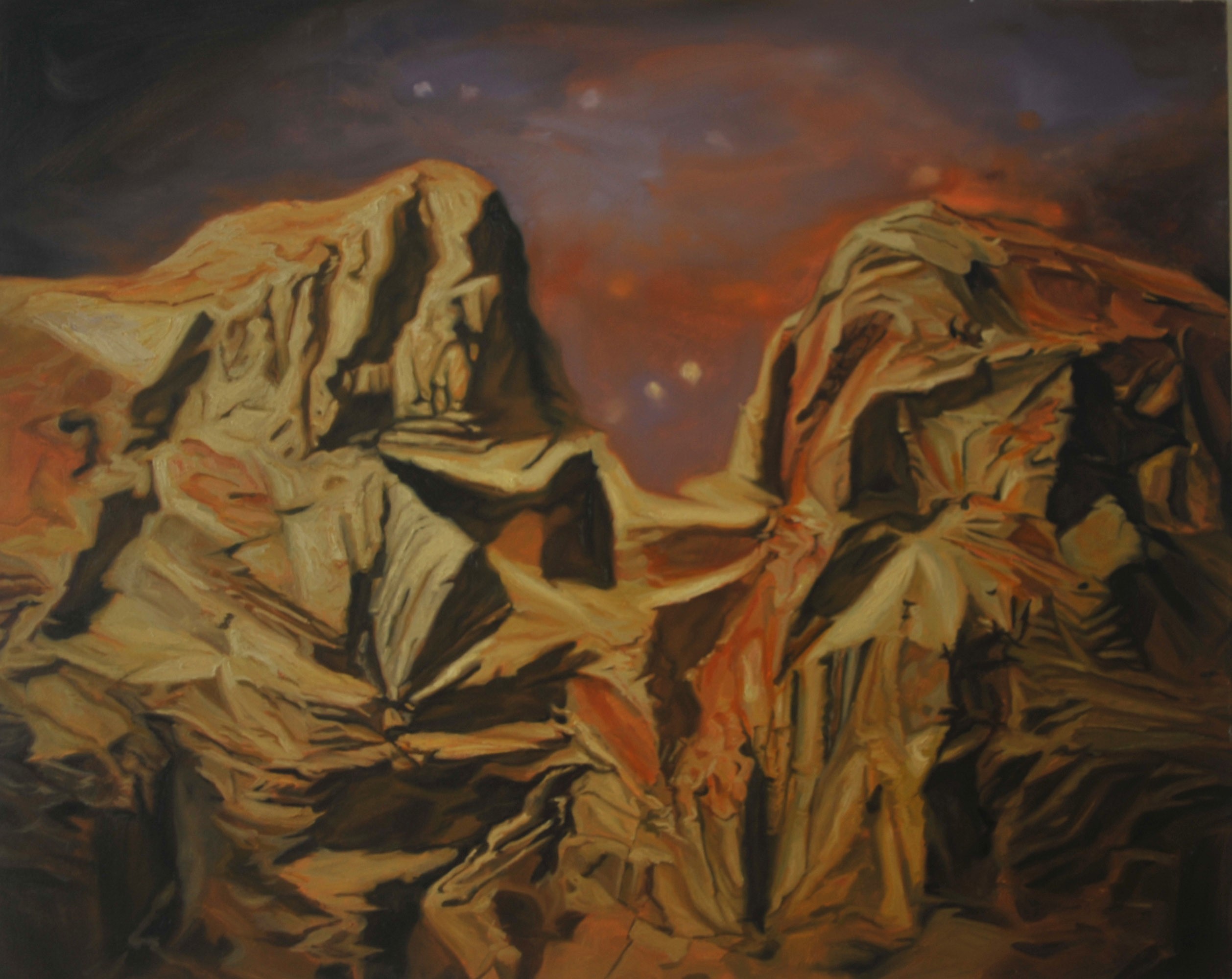 Julio Ramon Serrano Moreno, Mountain and stars Julio Ramon Serrano Moreno, Mountain and stars