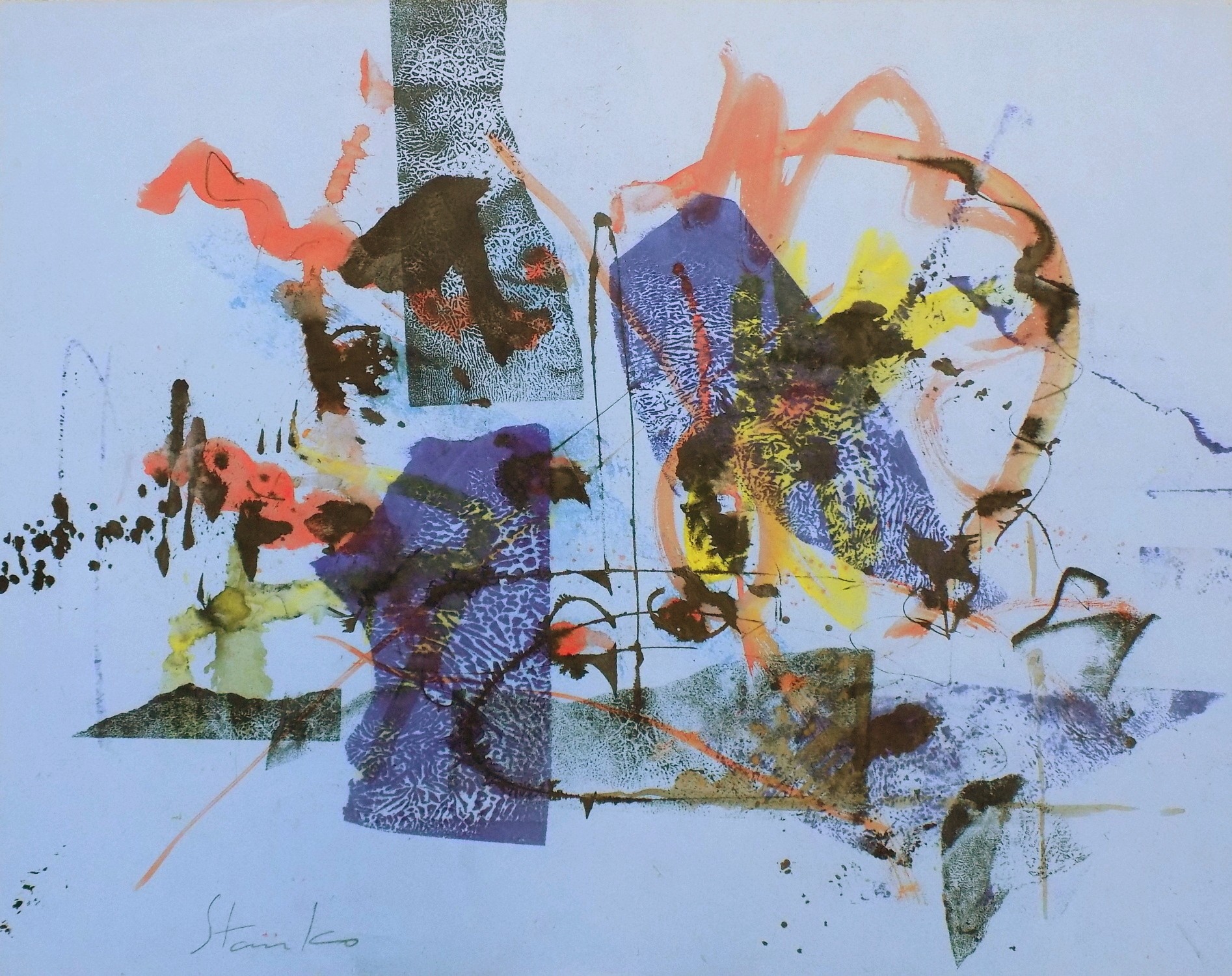 Stanislav Bojankov, Abstract landscape-I Stanislav Bojankov, Abstract landscape-I