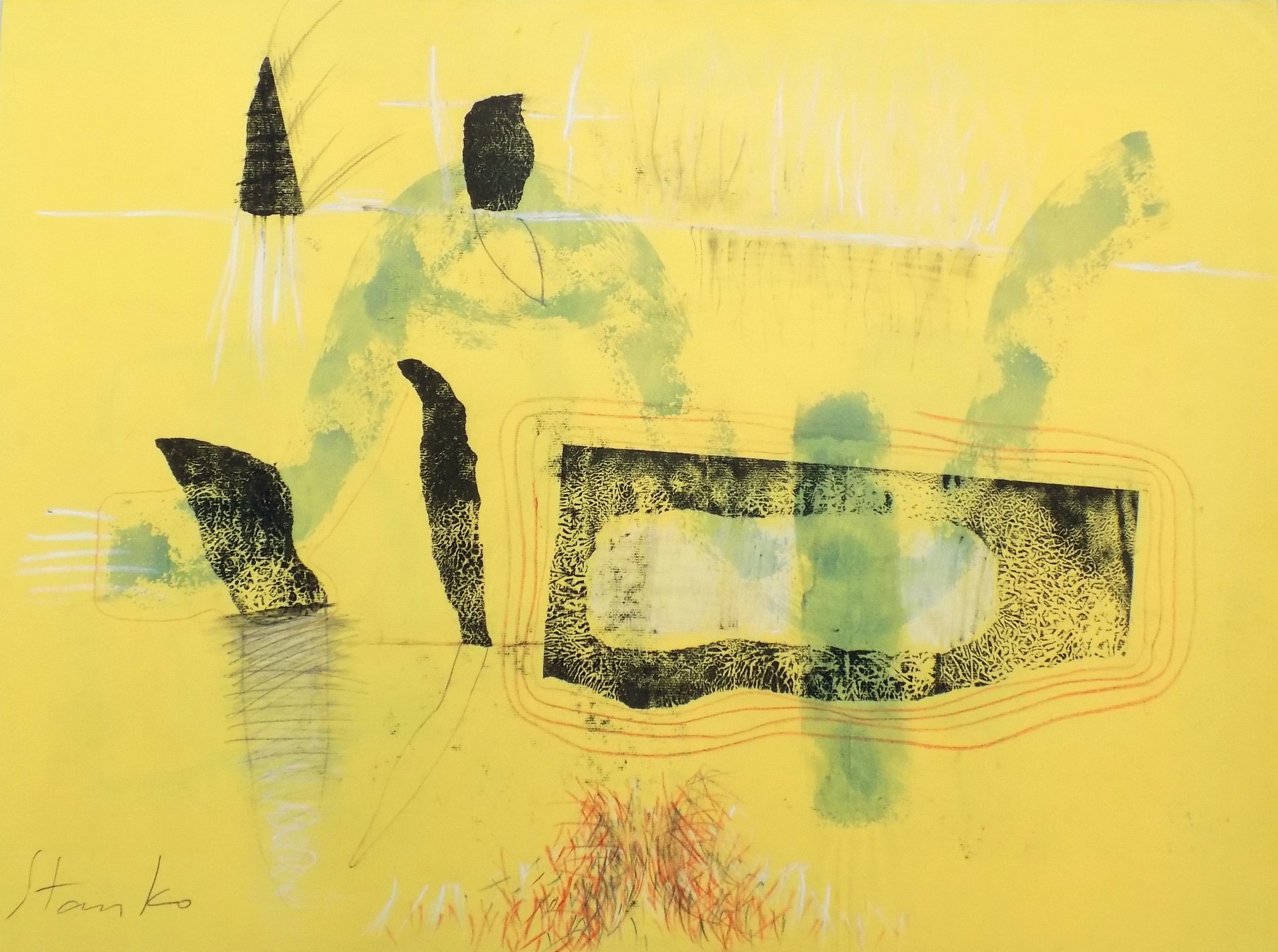 Stanislav Bojankov, Abstract landscape-II Stanislav Bojankov, Abstract landscape-II