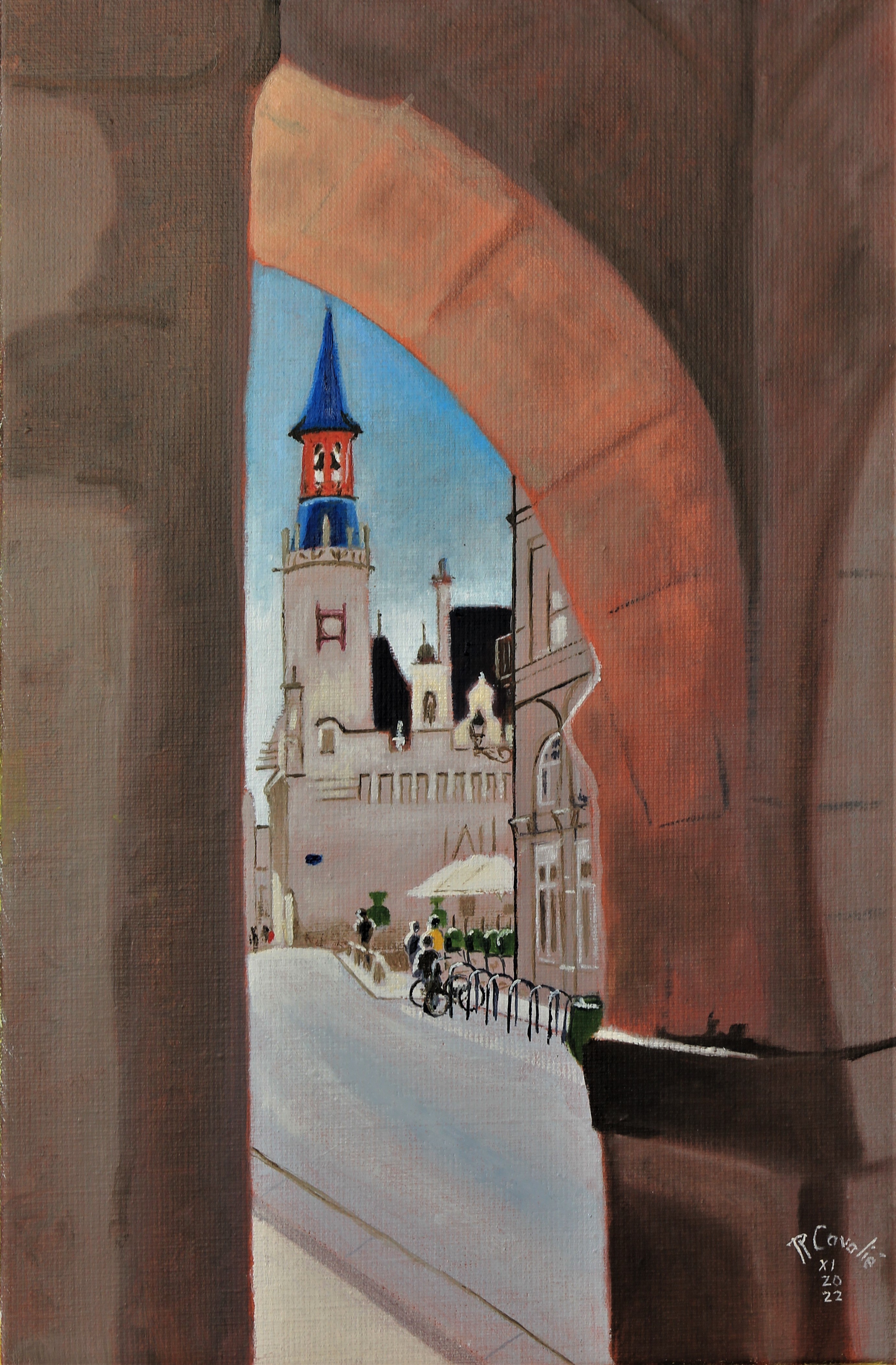 R. Cavalié, N° 1207 La Rochelle. L'hôtel de ville. R. Cavalié, N° 1207 La Rochelle. L'hôtel de ville.