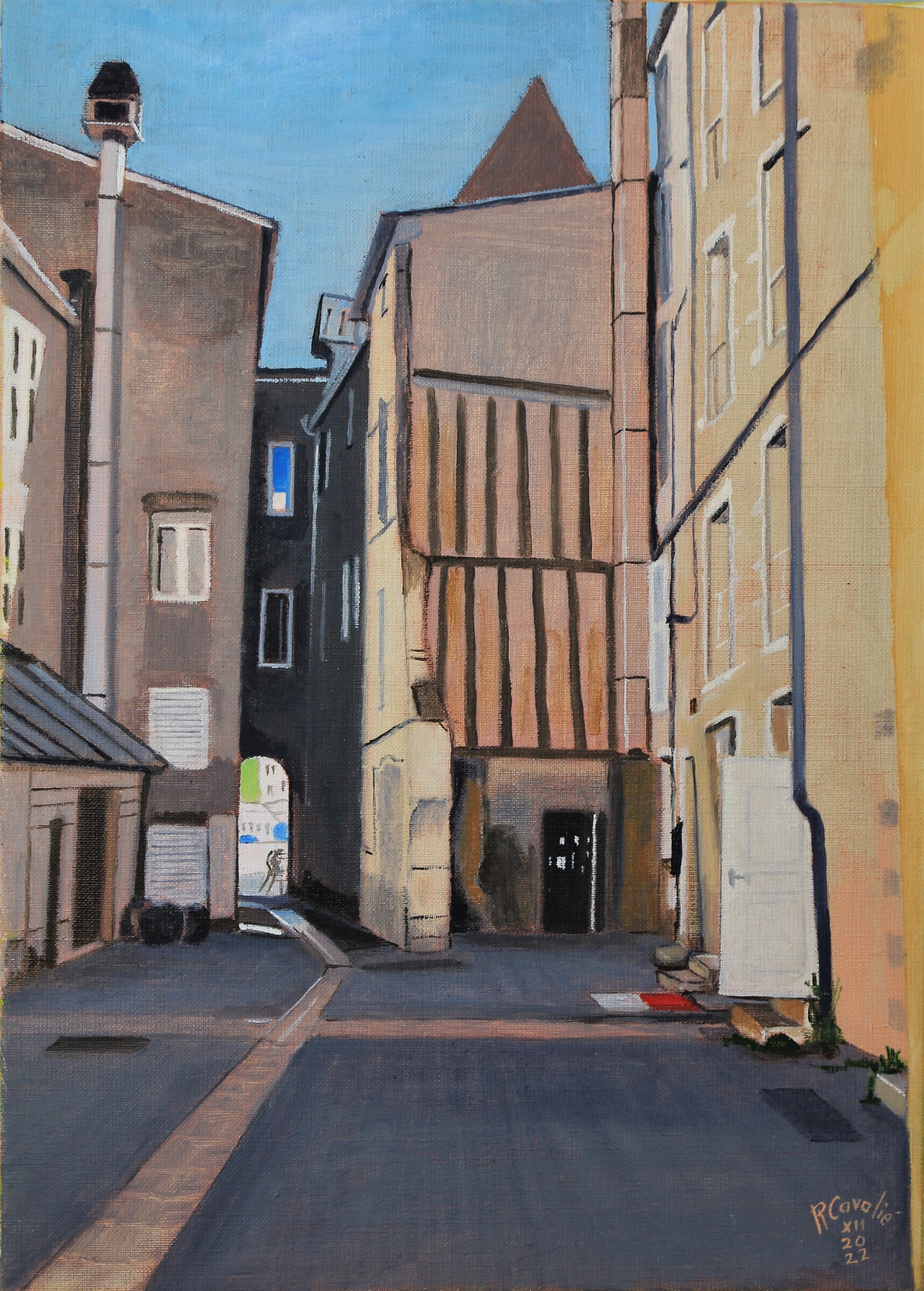 R. Cavalié, N° 1210 La Rochelle. Petite rue du port. R. Cavalié, N° 1210 La Rochelle. Petite rue du port.