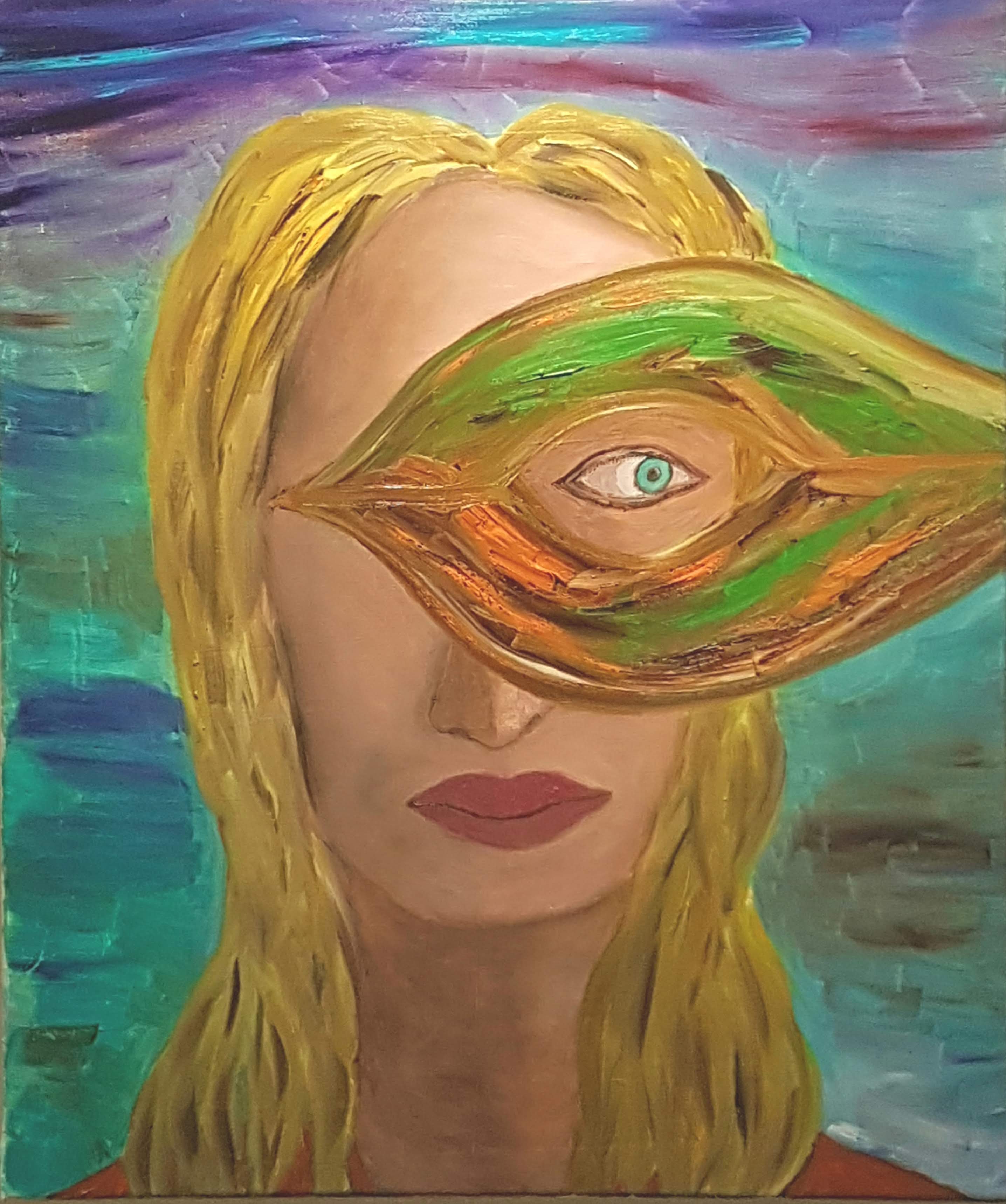 Dondi Schwartz, Woman with Leaf Dondi Schwartz, Woman with Leaf