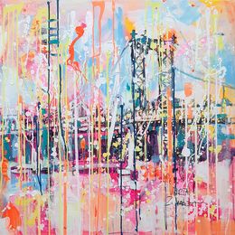 Peinture, Brooklyn Bridge, Marta Zawadzka