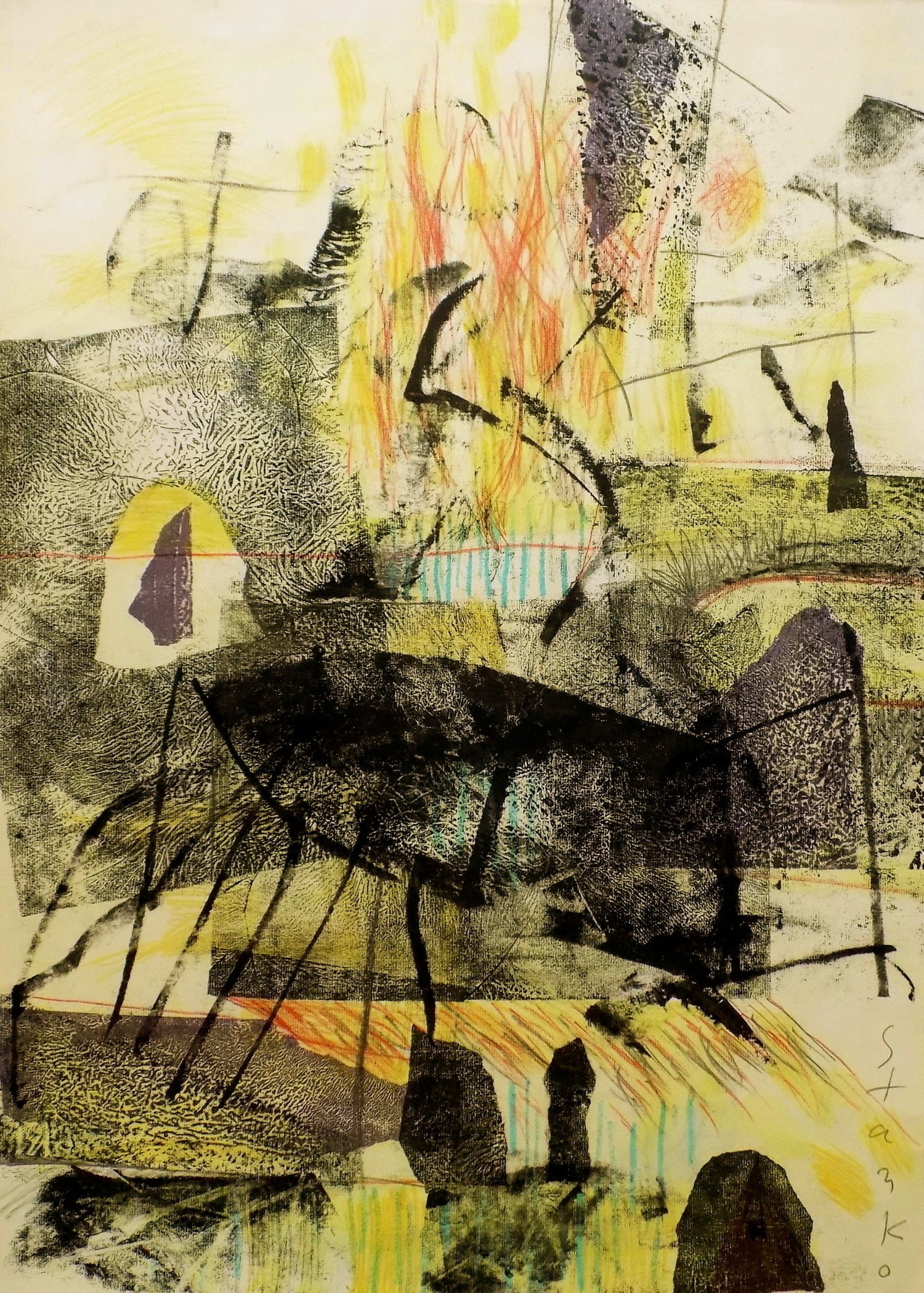 Stanislav Bojankov, Abstract landscape-III Stanislav Bojankov, Abstract landscape-III