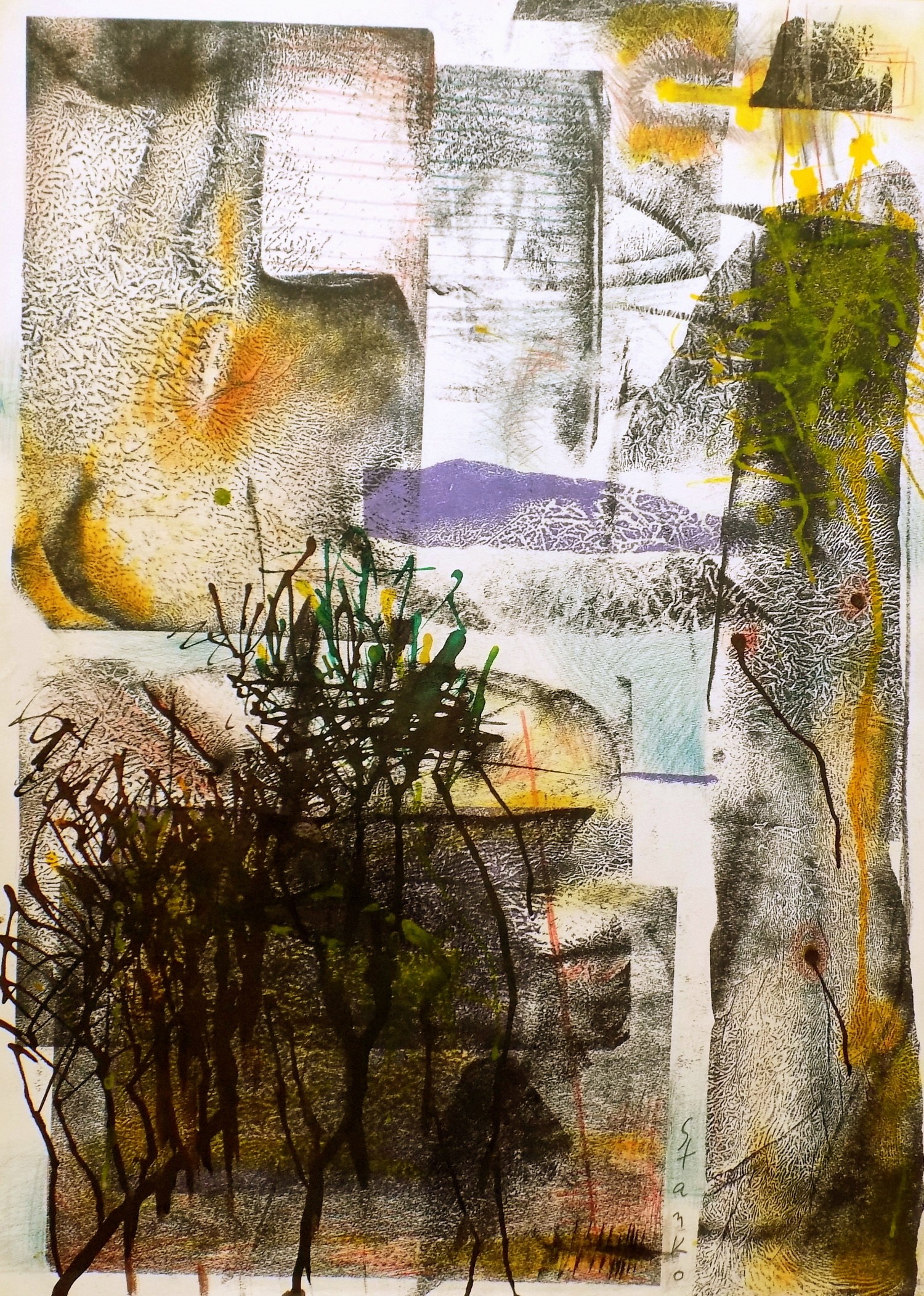 Stanislav Bojankov, Abstract landscape-VII Stanislav Bojankov, Abstract landscape-VII