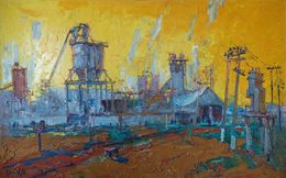 Painting, Wonder of the sun_, Oleksandr Khrapachov