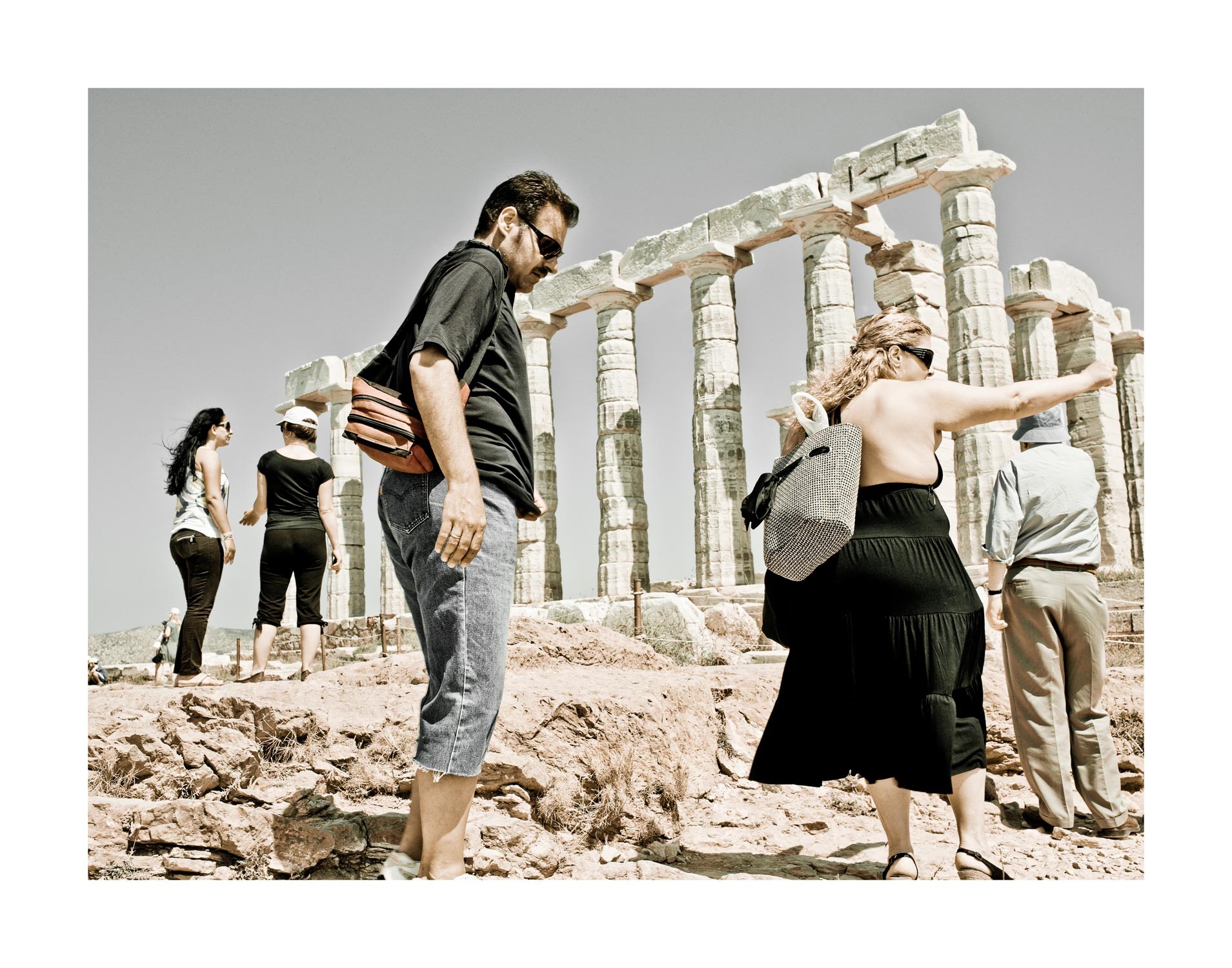 Hégémon (Hedge) Chaignon, Grèce Cap Sounion Couple Hégémon (Hedge) Chaignon, Grèce Cap Sounion Couple