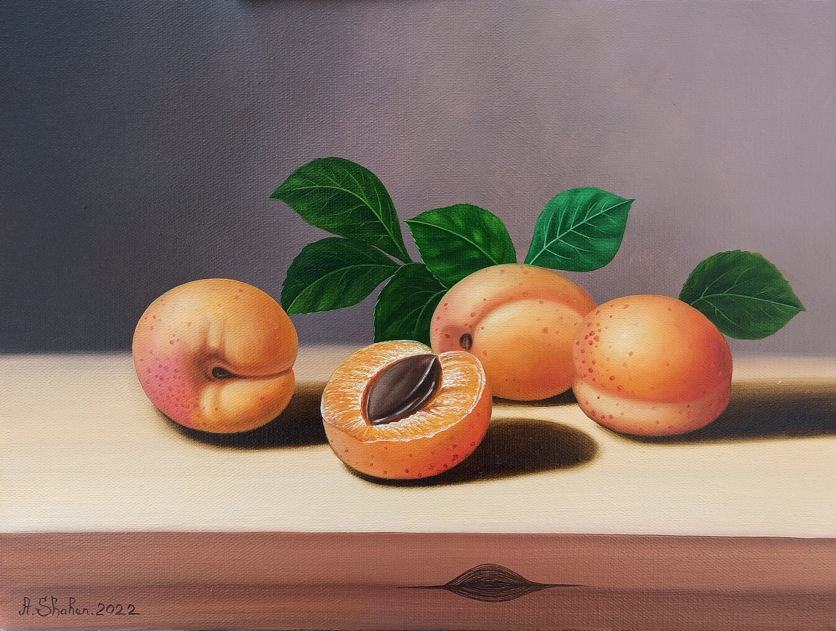 Shahen Aleksandryan, Still life - apricots (1) Shahen Aleksandryan, Still life - apricots (1)