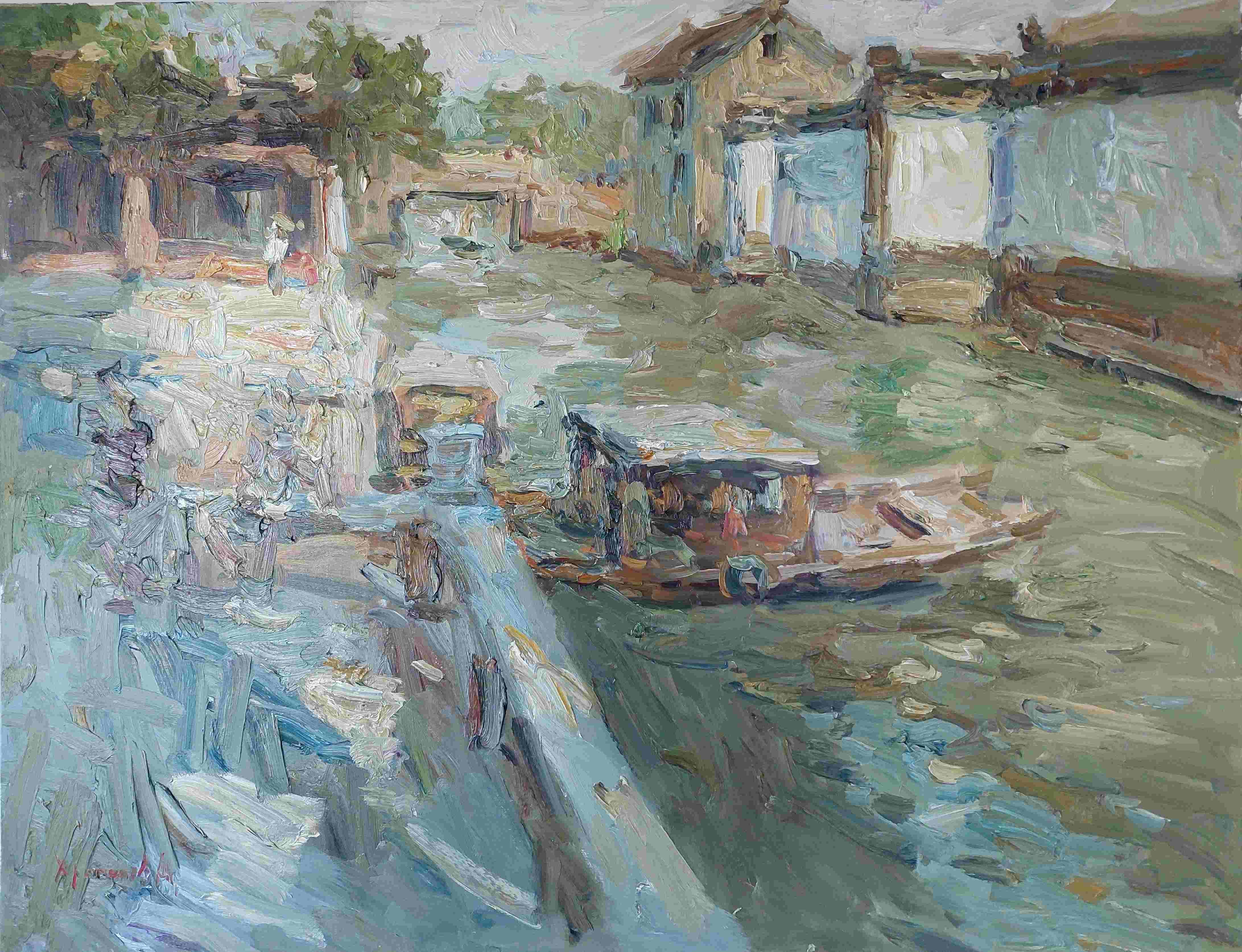 Oleksandr Khrapachov, Sunny day. Suzhou Canal. Oleksandr Khrapachov, Sunny day. Suzhou Canal.
