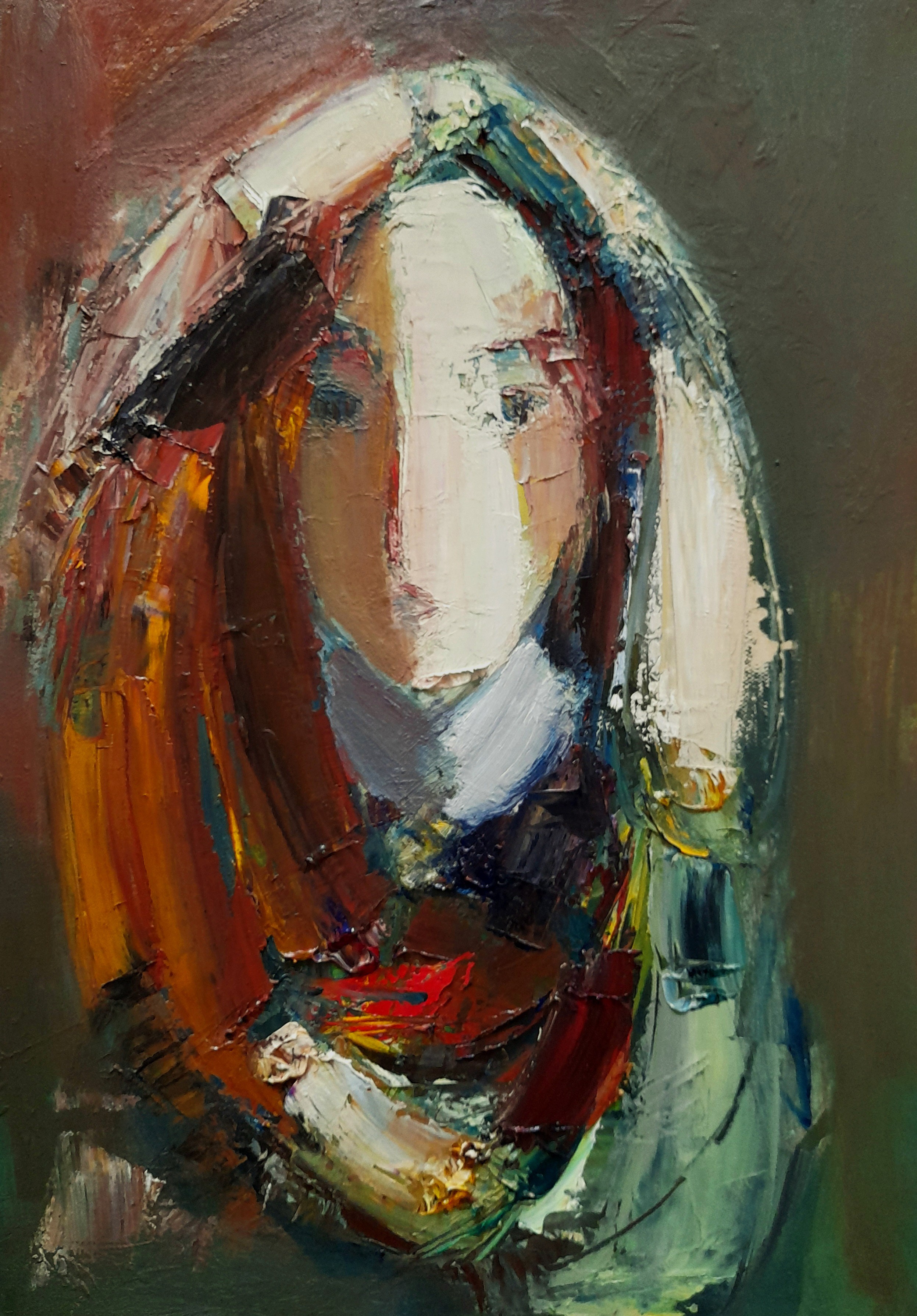Mateos Sargsyan, Girl in the headscarf Mateos Sargsyan, Girl in the headscarf