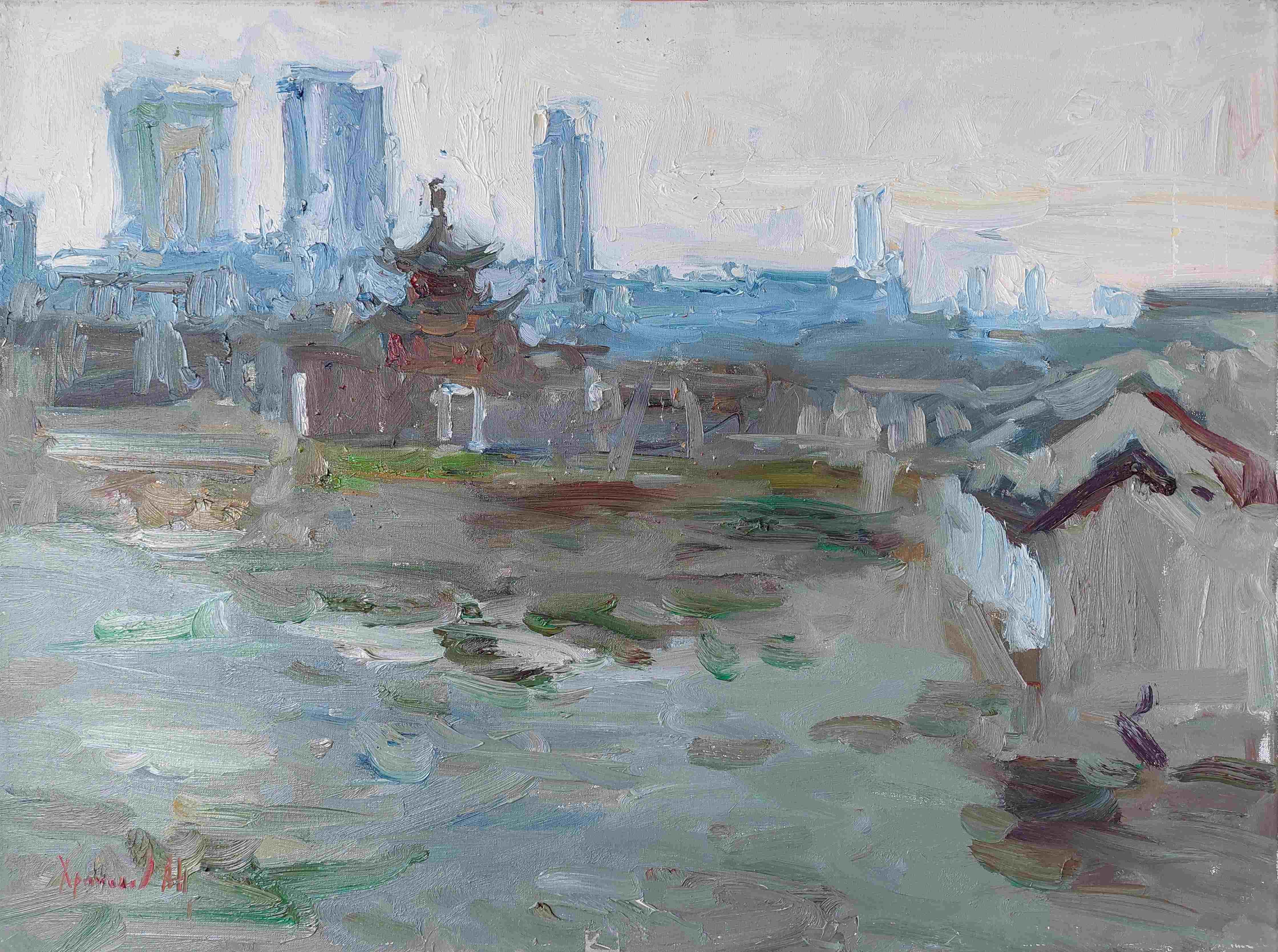 Oleksandr Khrapachov, Among the houses. Suzhou Oleksandr Khrapachov, Among the houses. Suzhou