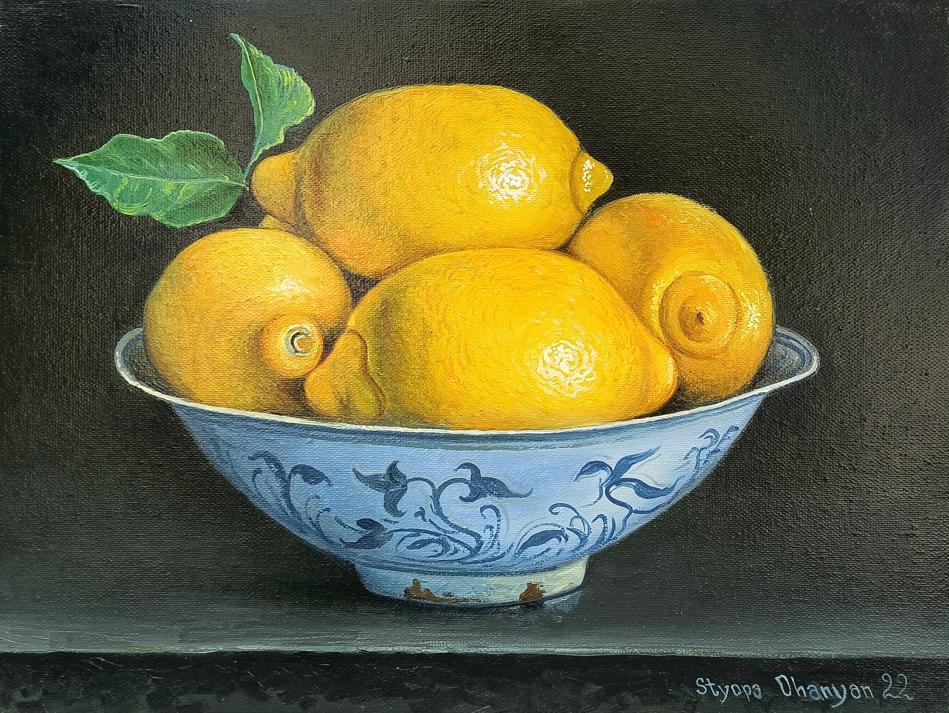 Stepan Ohanyan, Still life - lemons Stepan Ohanyan, Still life - lemons
