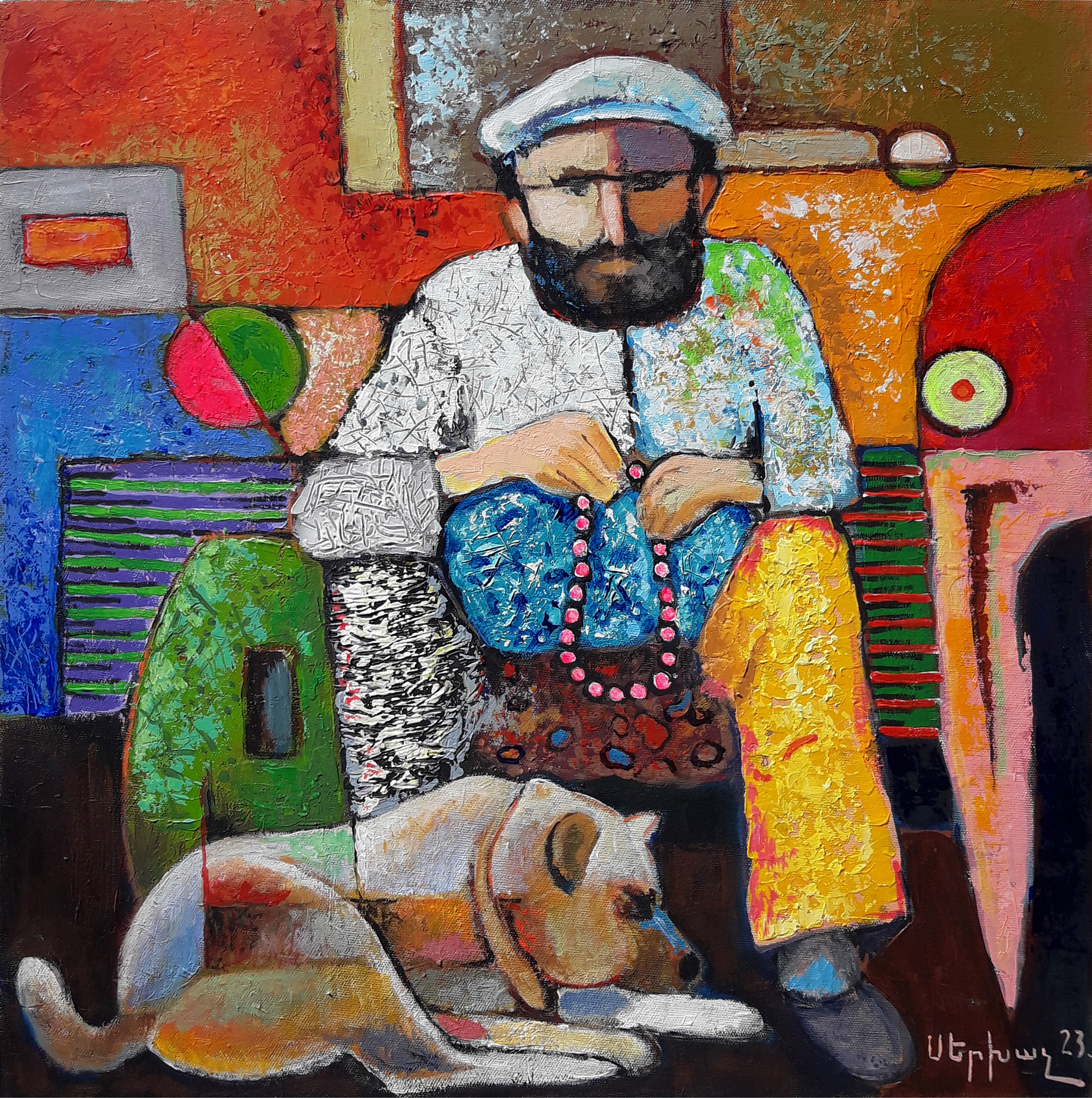 Sergey Khachatryan, The peasant and the dog Sergey Khachatryan, The peasant and the dog