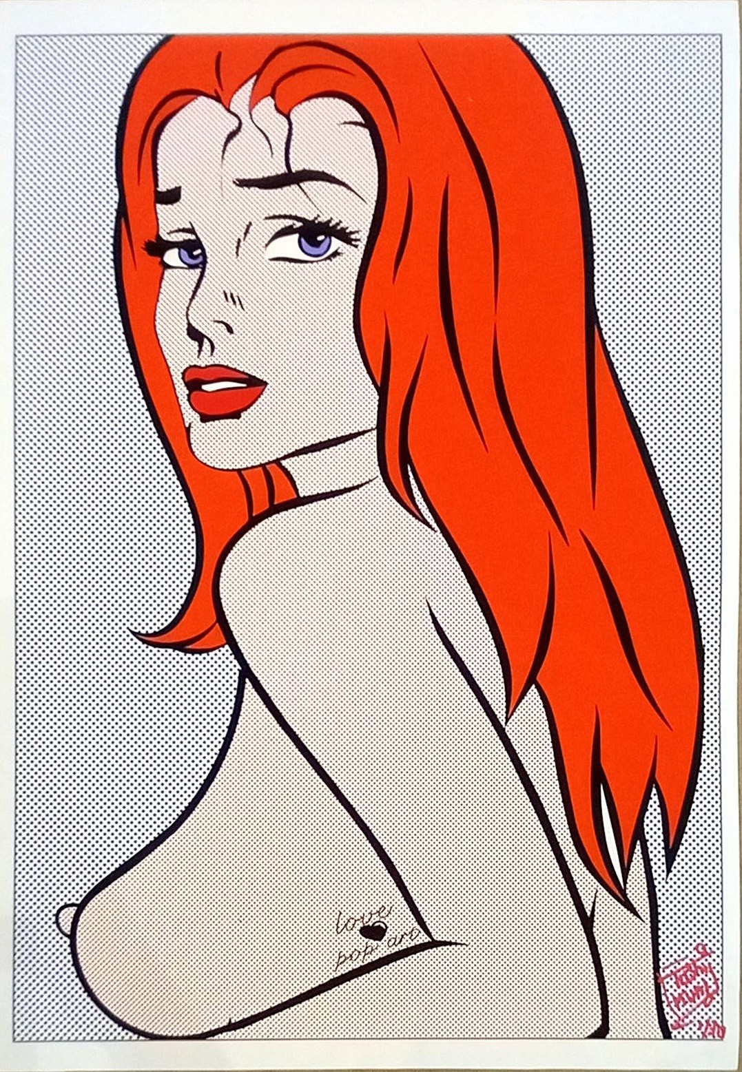 Tushi Kuni, Red and body (Roy Lichtenstein VS Kuni) Tushi Kuni, Red and body (Roy Lichtenstein VS Kuni)